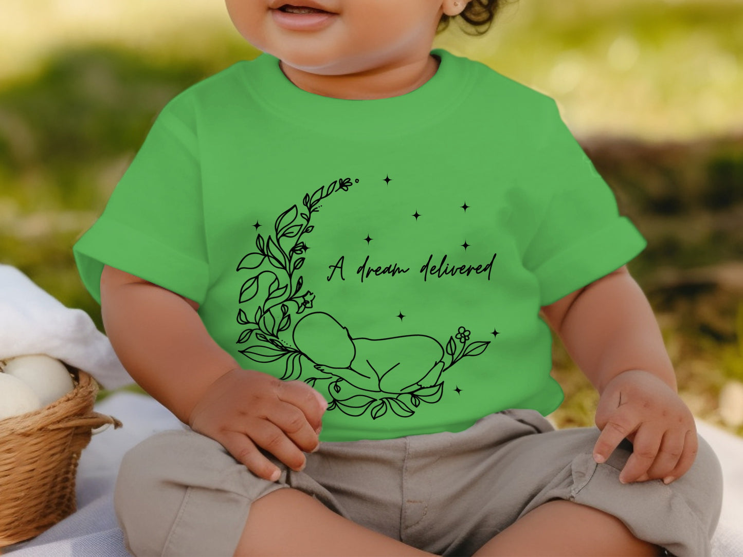A Dream Delivered Baby Shirt Cute Infant Clothing