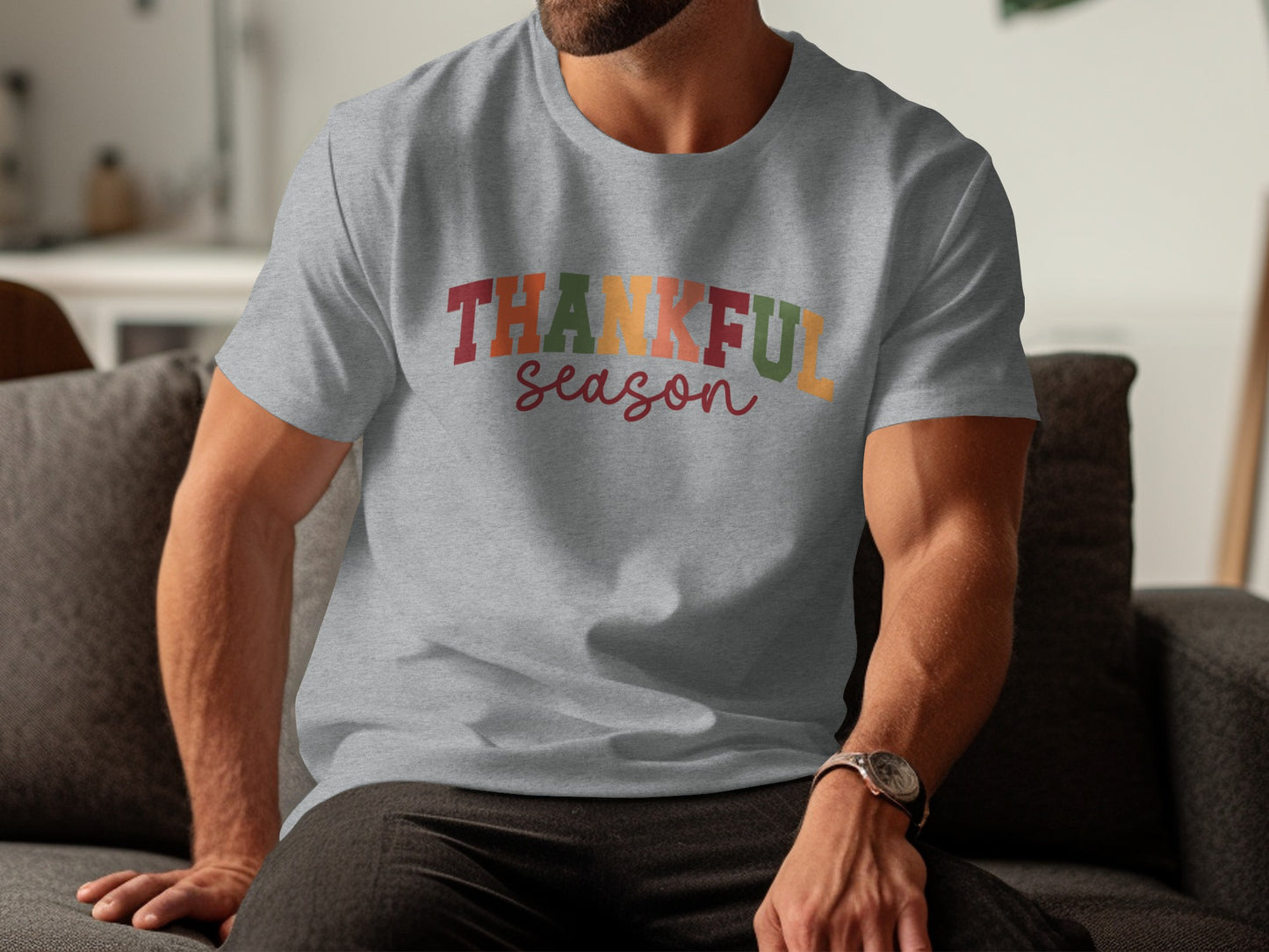 Thankful Season Autumn Theme T-Shirt for Fall Season