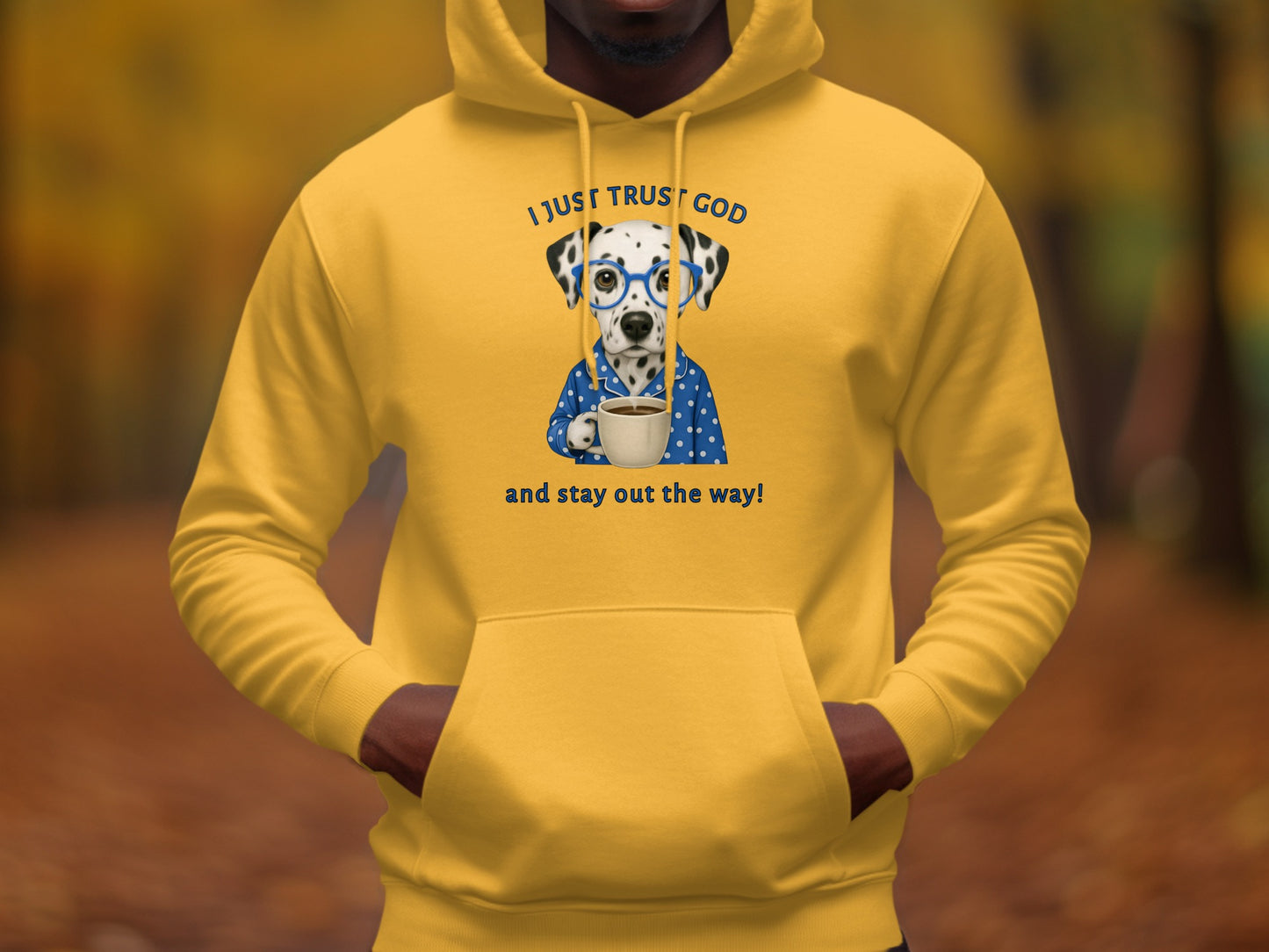 I Just Trust God Dalmatian Graphic Hoodie product