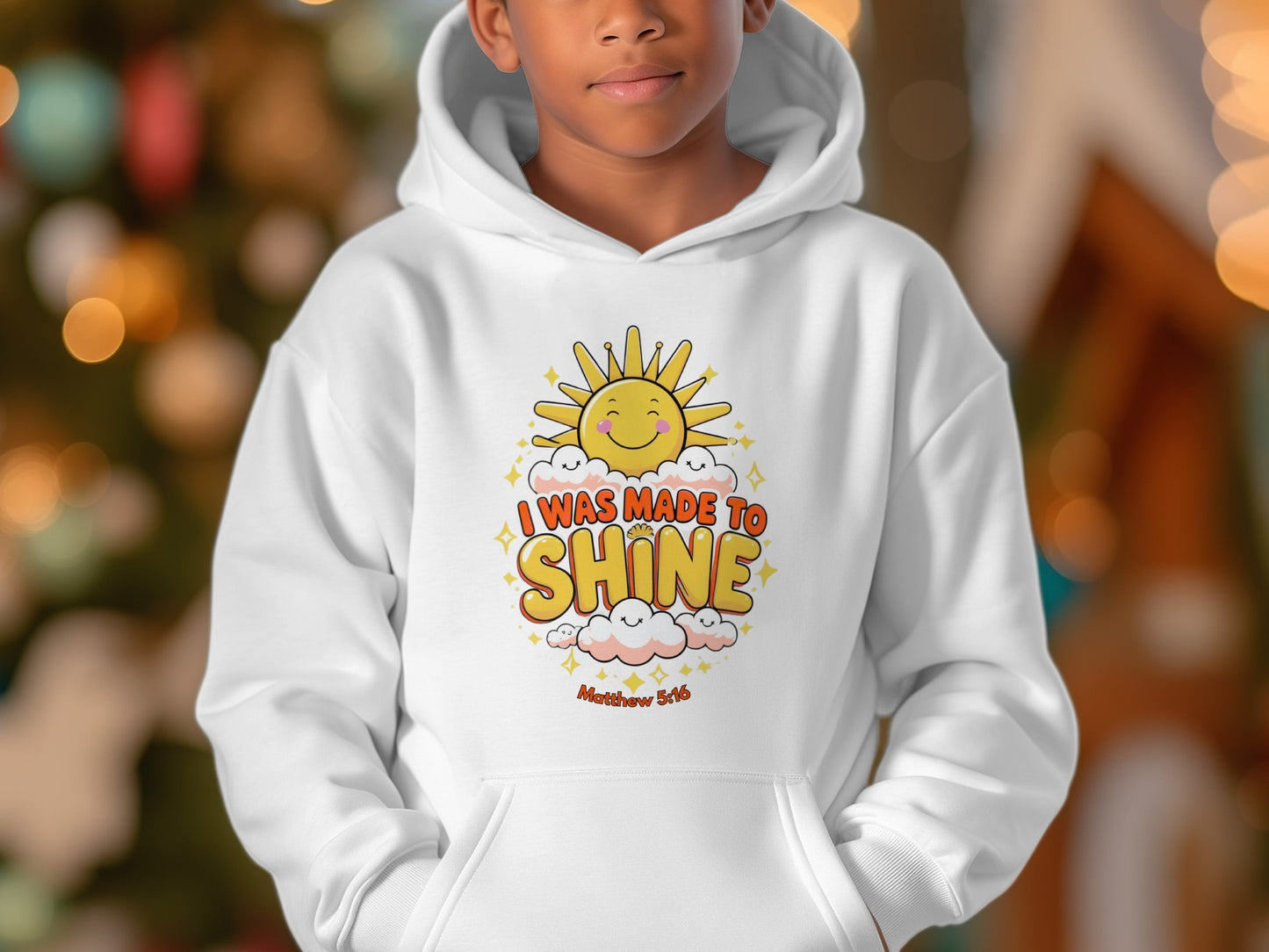 I Was Made to Shine Matthew 5:16 Hoodie product
