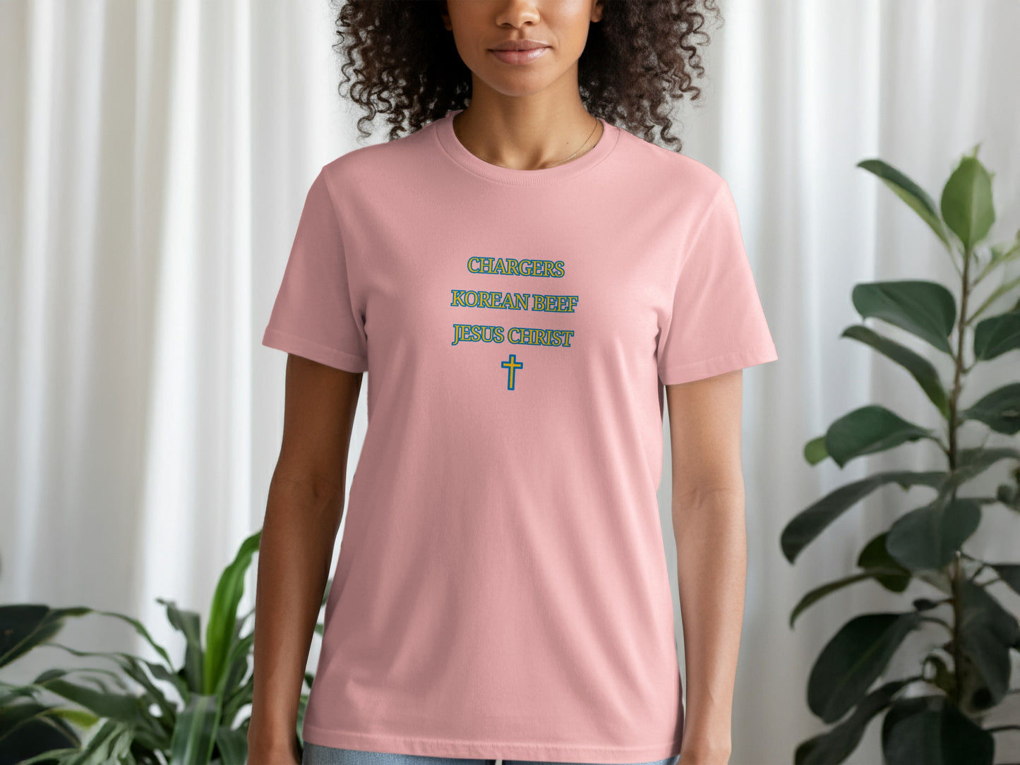 Chargers Borean Beef Jesus Christ T-shirt product type