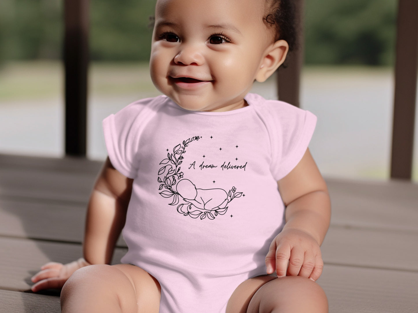 Adorable A Dream Fulfilled Baby Onesie Product