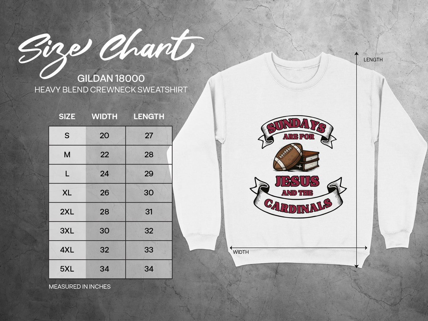 Sundays Are for Jesus and the Cardinals Sweatshirt product