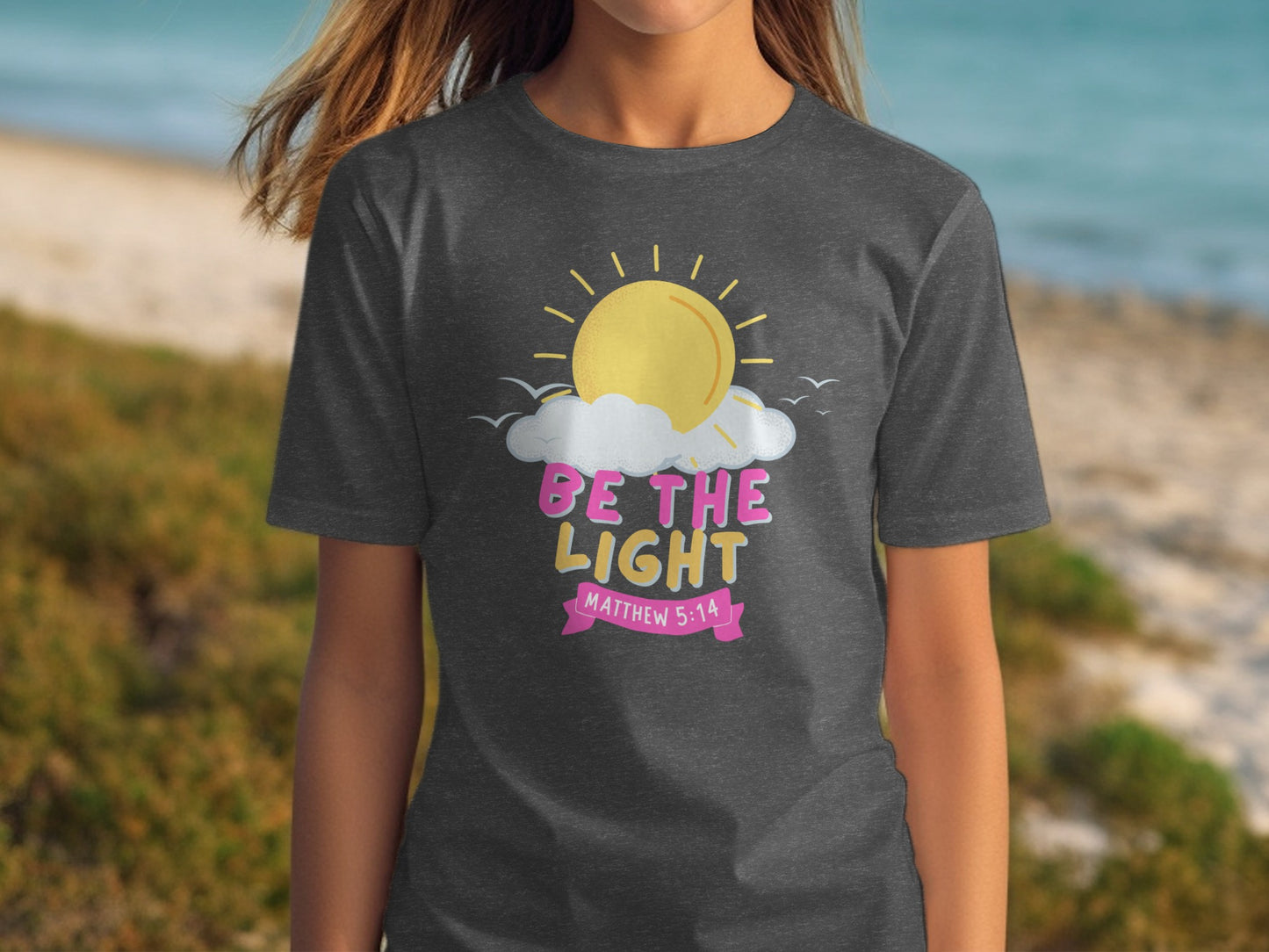Be The Light Matthew 5 14 Graphic Tee Shirt
