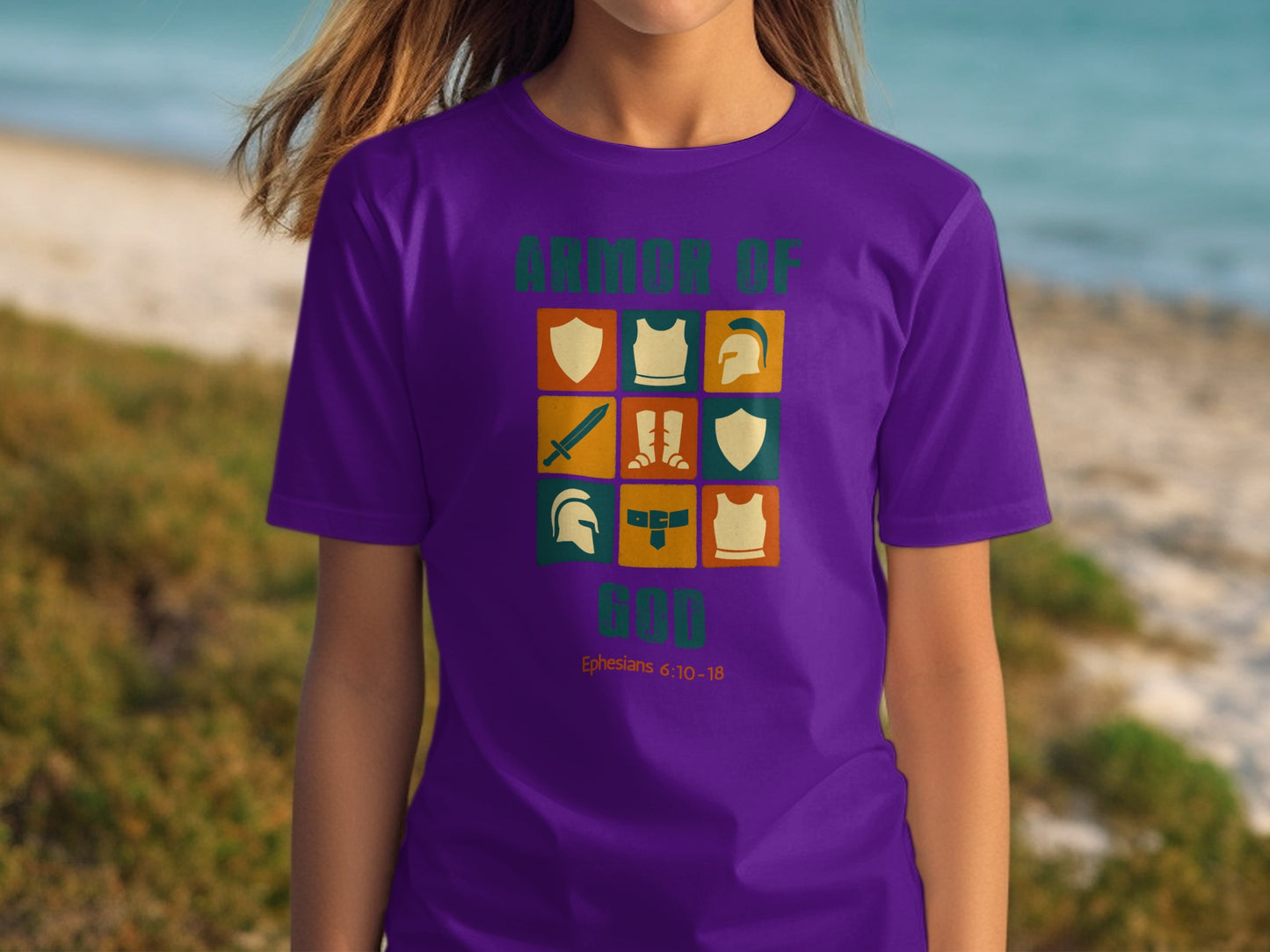 Armor of God Ephesians 6 10 18 Graphic T-shirt