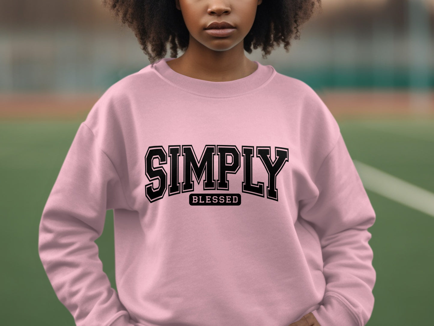 Simply Blessed Graphic Sweatshirt Casual Wear