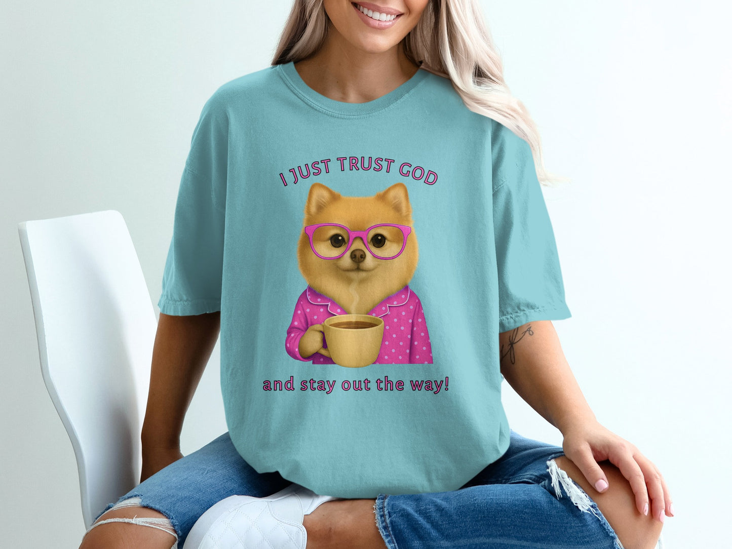 I Just Trust God And Stay Out The Way T-Shirt