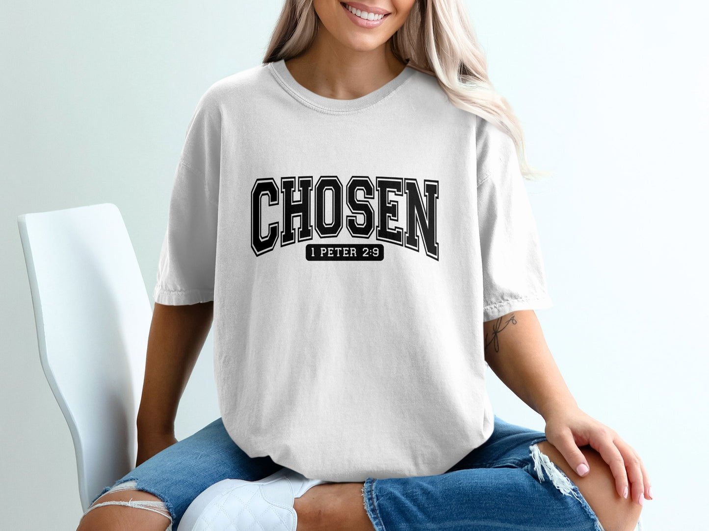 Chosen 1 Peter 2:9 Inspirational T-shirt Product