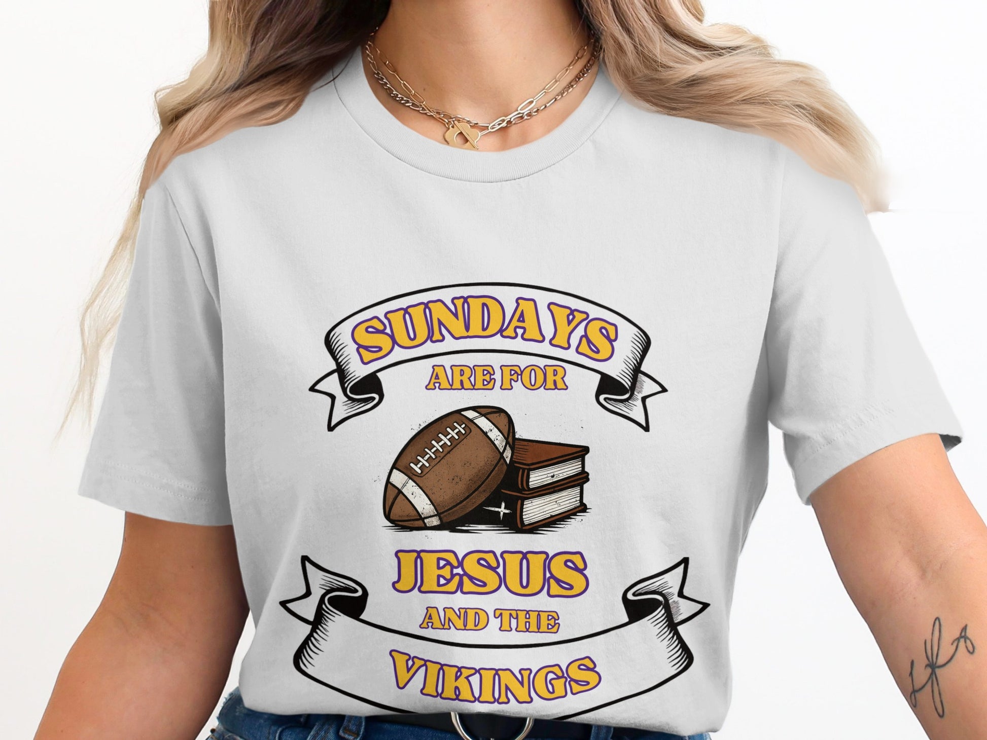 Sundays Are For Jesus And The Vikings T-shirt product type