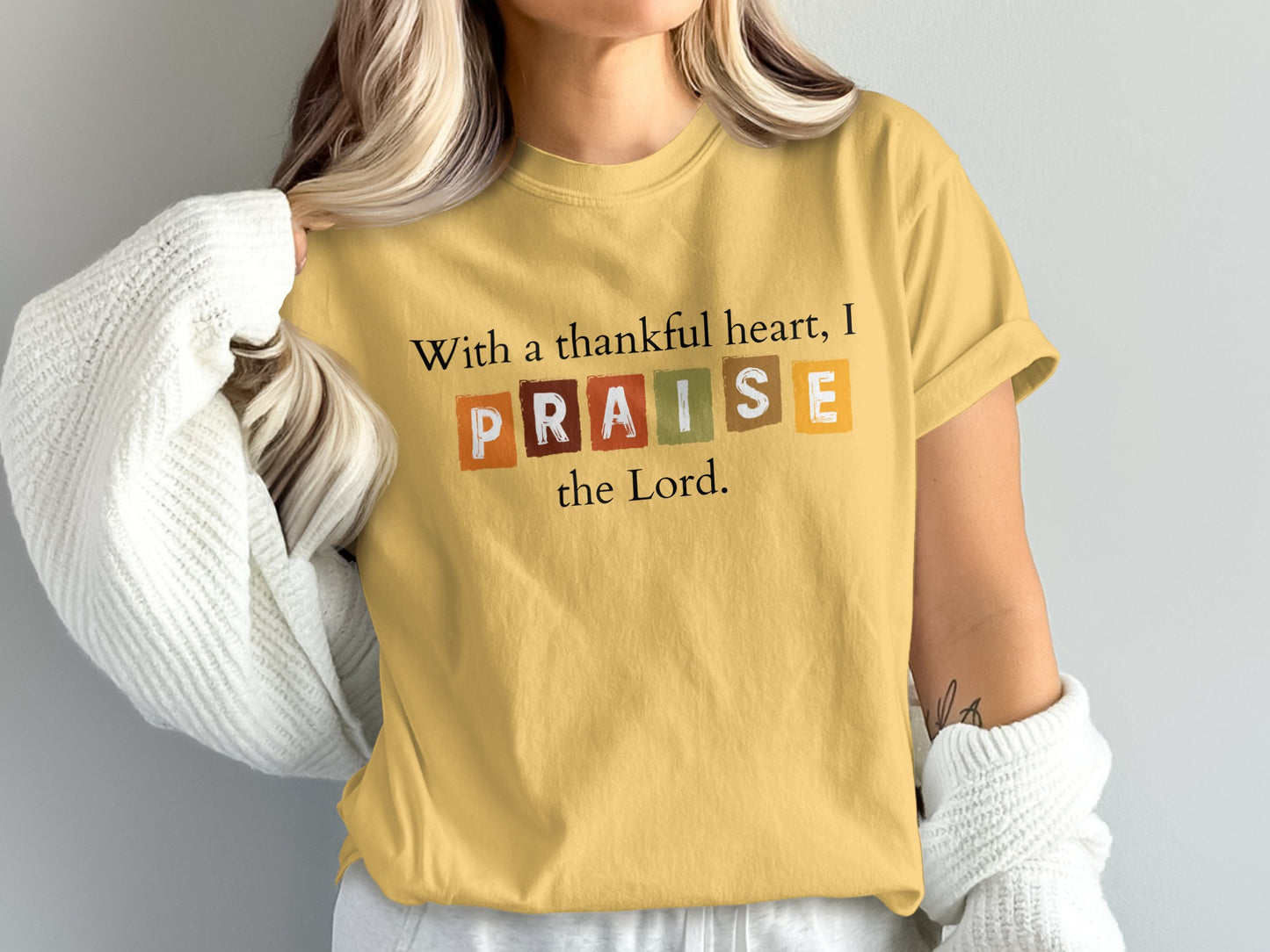 With a thankful heart I praise the Lord product