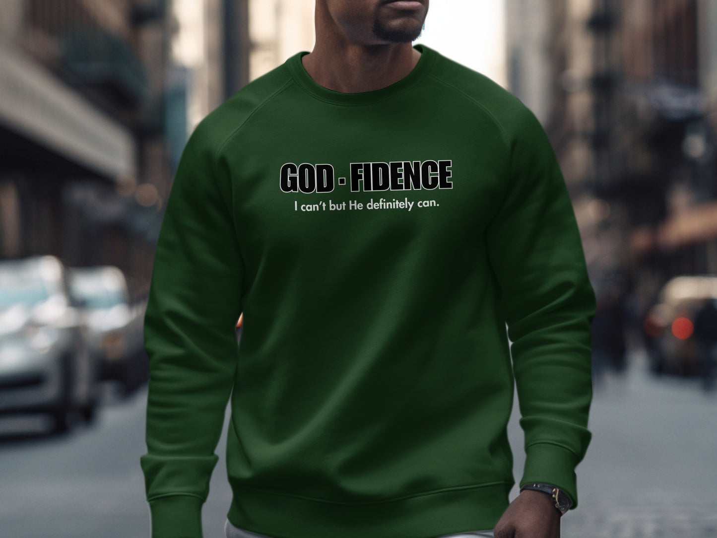 GODFIDENCE Motivational Quote Sweatshirt product