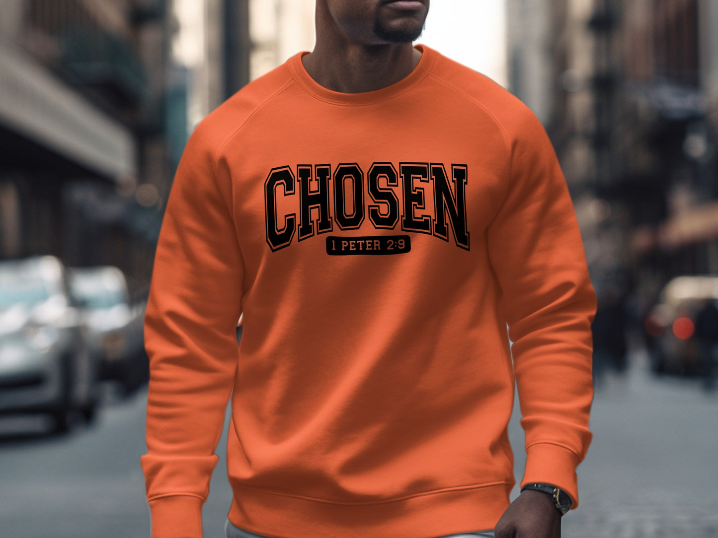 Bold Chosen I Peter 2:9 Design Sweatshirt Product