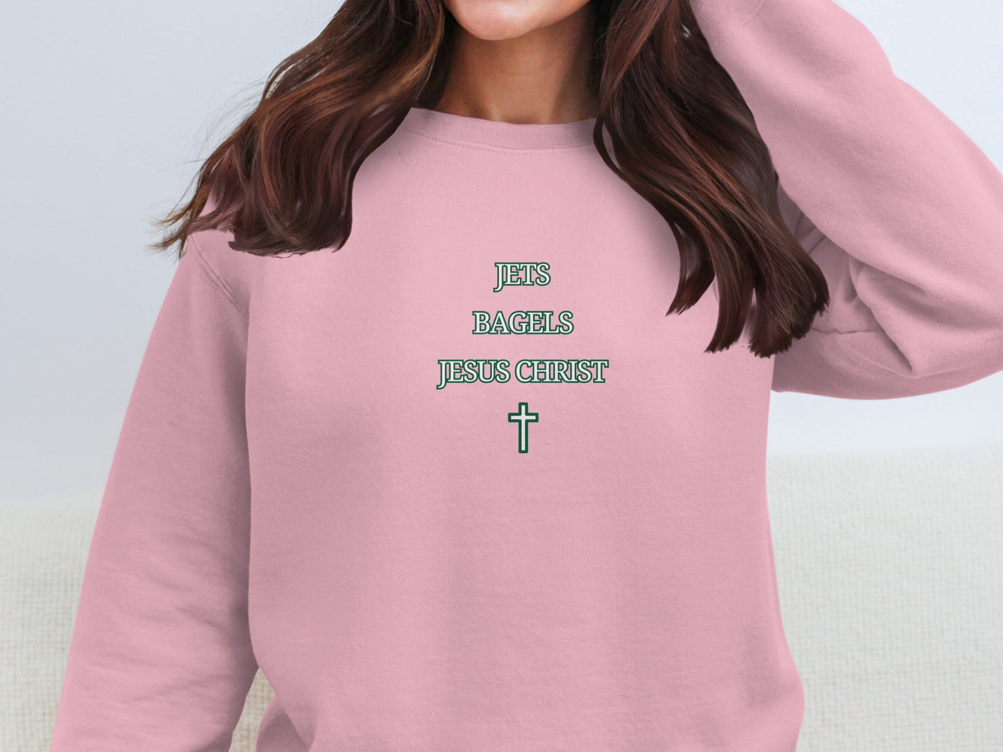 Jets Bagels Jesus Christ Sweatshirt product