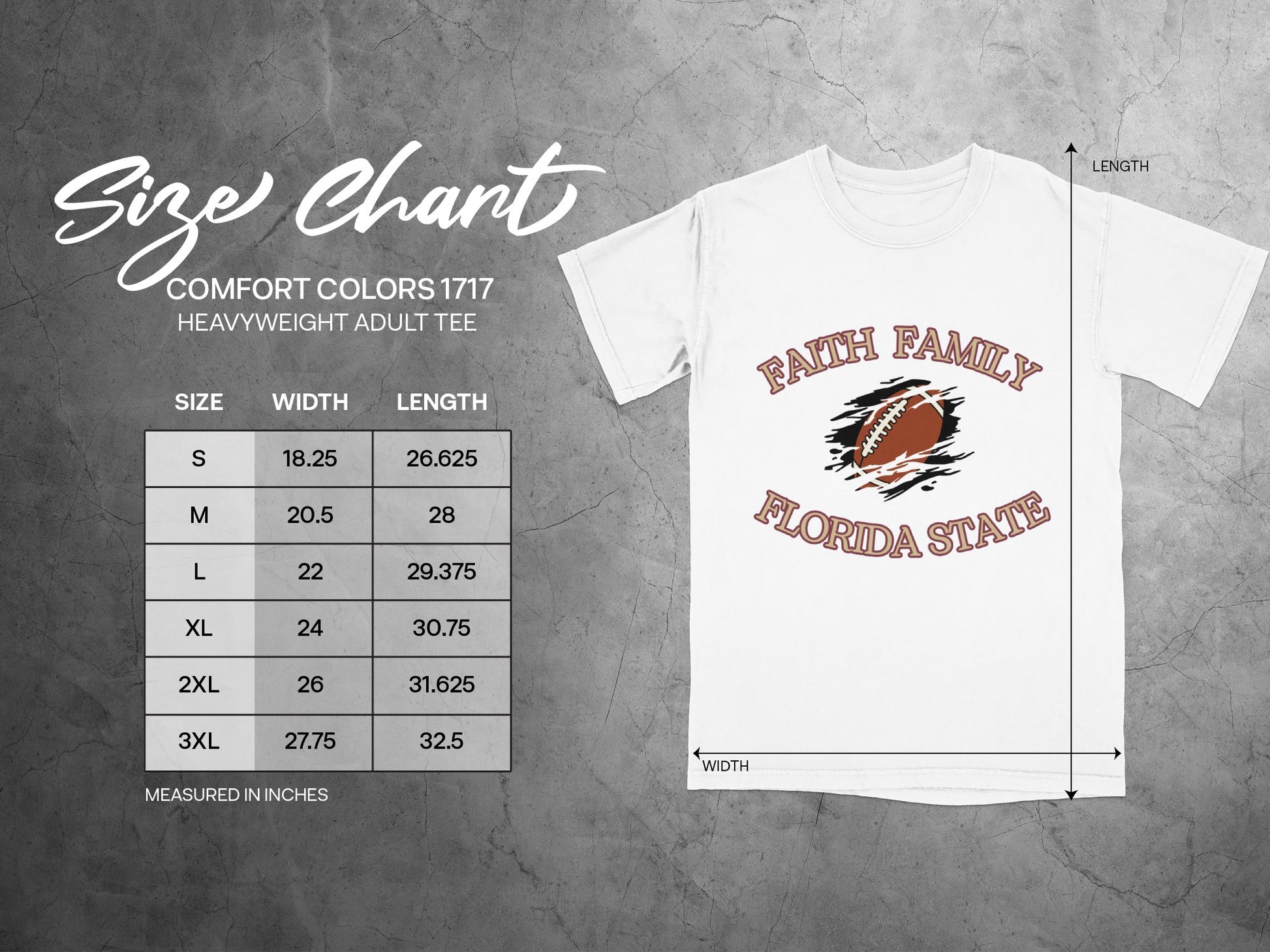 Faith Family Florida State Adult Tee