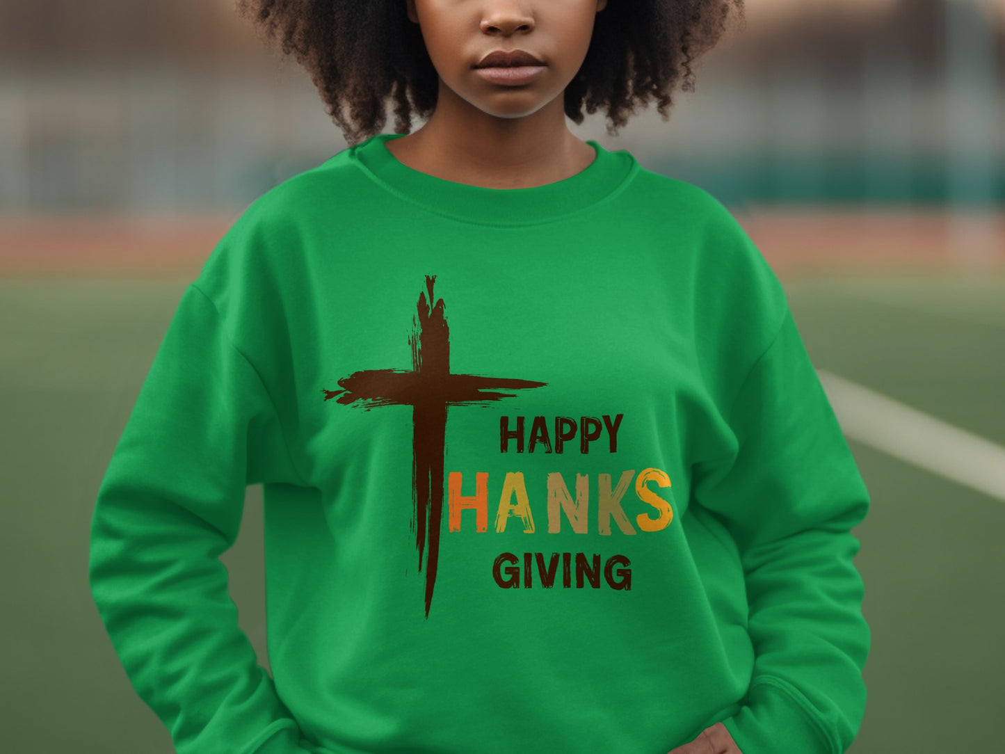 Happy ThanksgivIng Cozy Sweatshirt