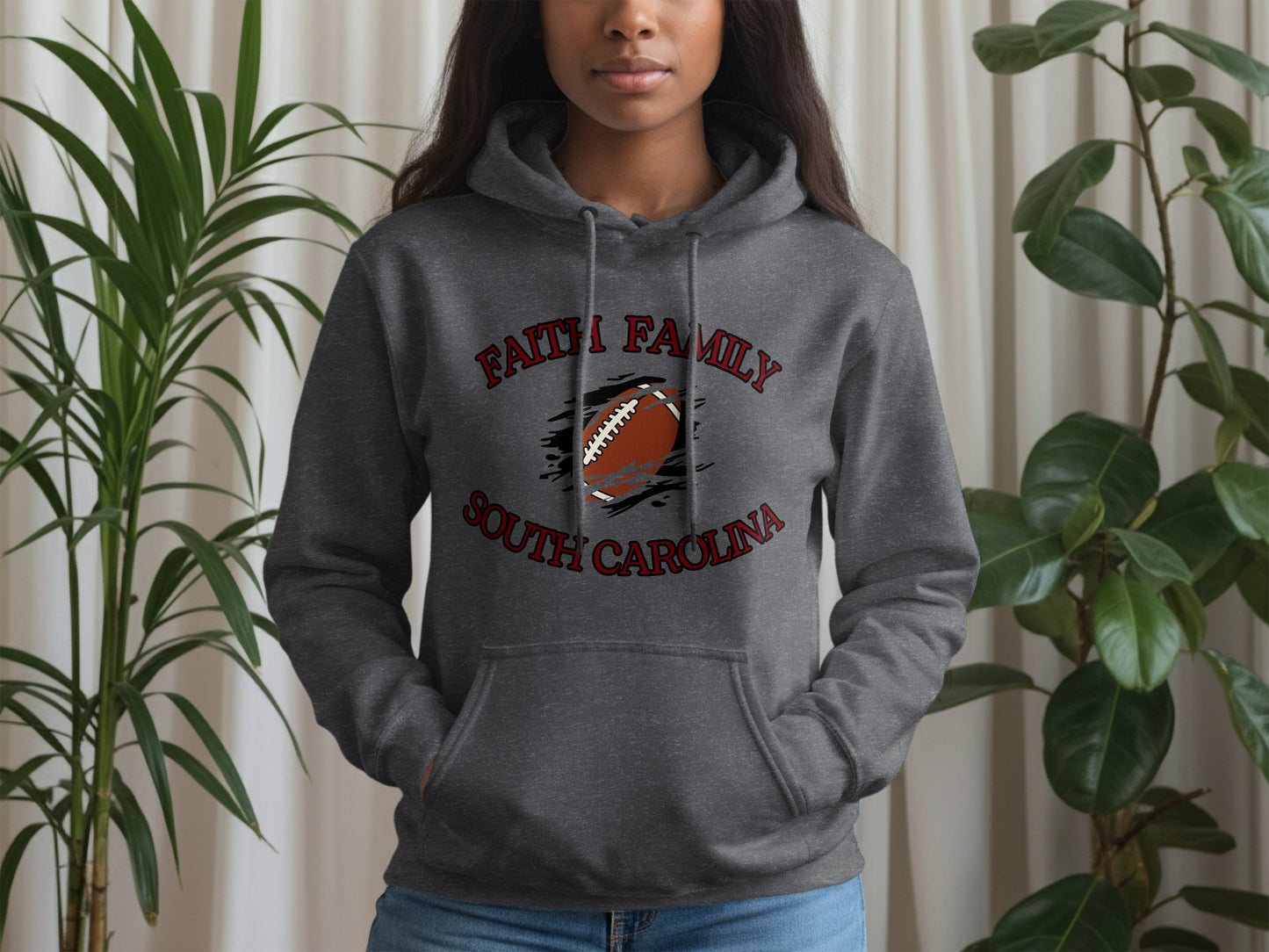 Faith Family South Carolina Football Hoodie product