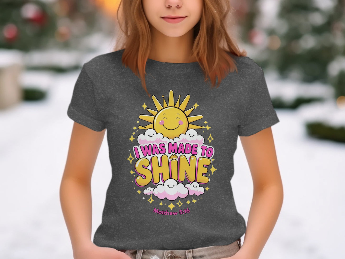 I Was Made to Shine Matthew 5:16 T-shirt product
