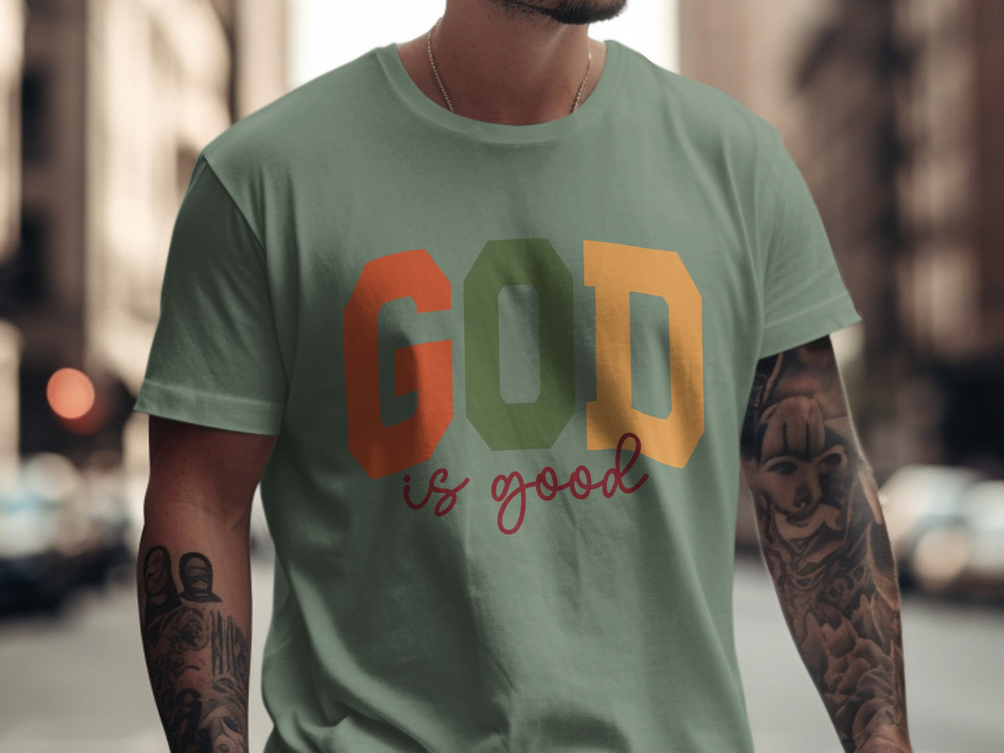 GOD is Good Graphic T-Shirt for Inspirational Wear