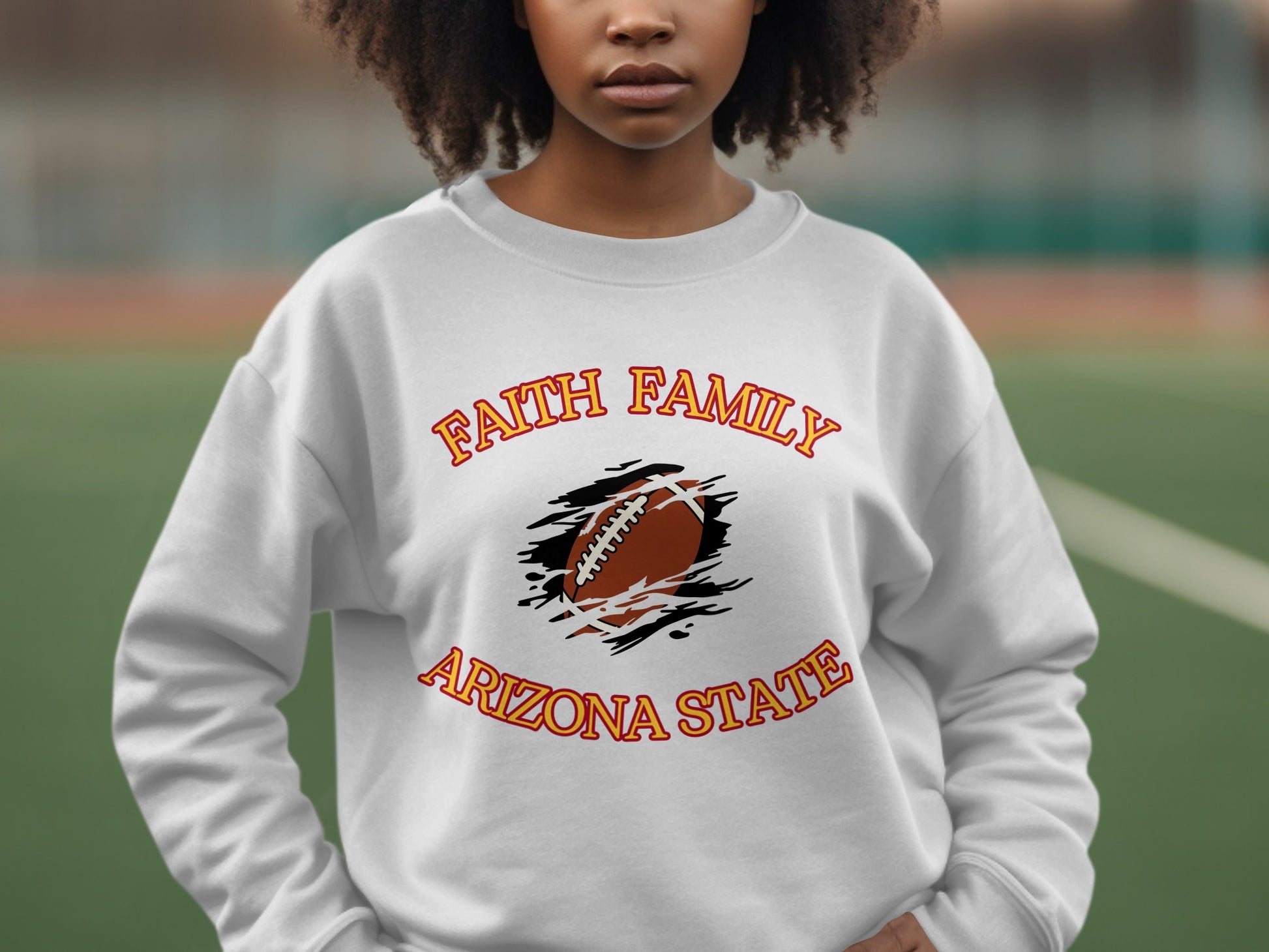 Faith Family Arizona State Football Sweatshirt product type