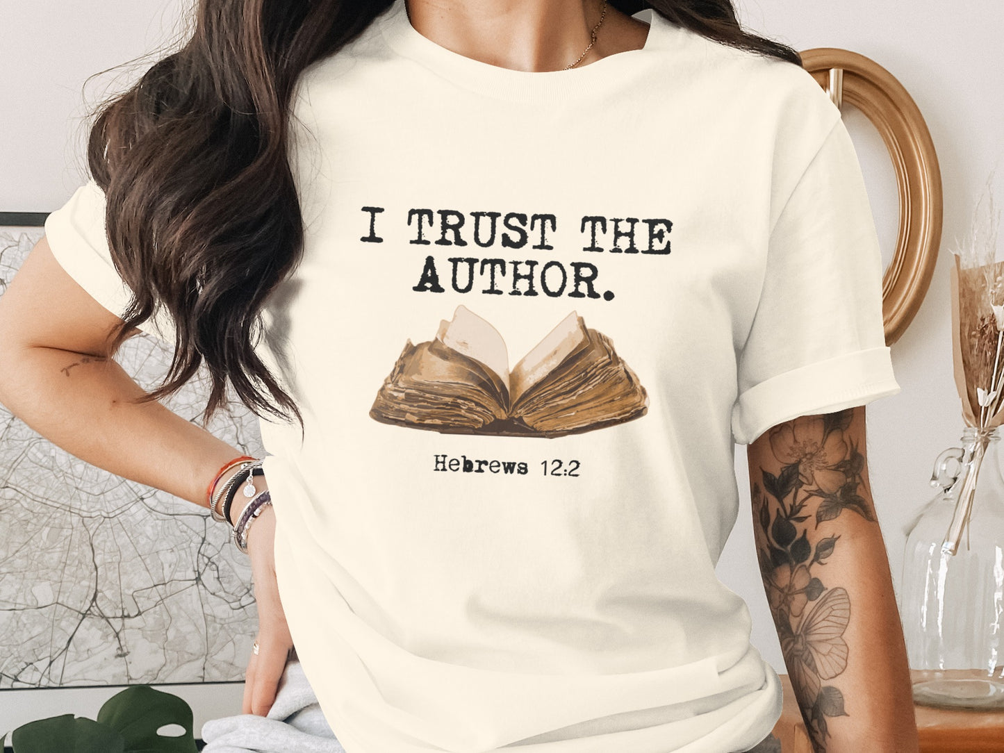 I Trust The Author Hebrews 12:2 Shirt product