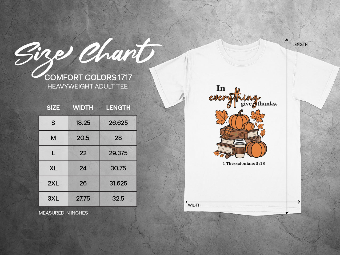 In Everything Give Thanks 1 Thessalonians 5:18 Tee