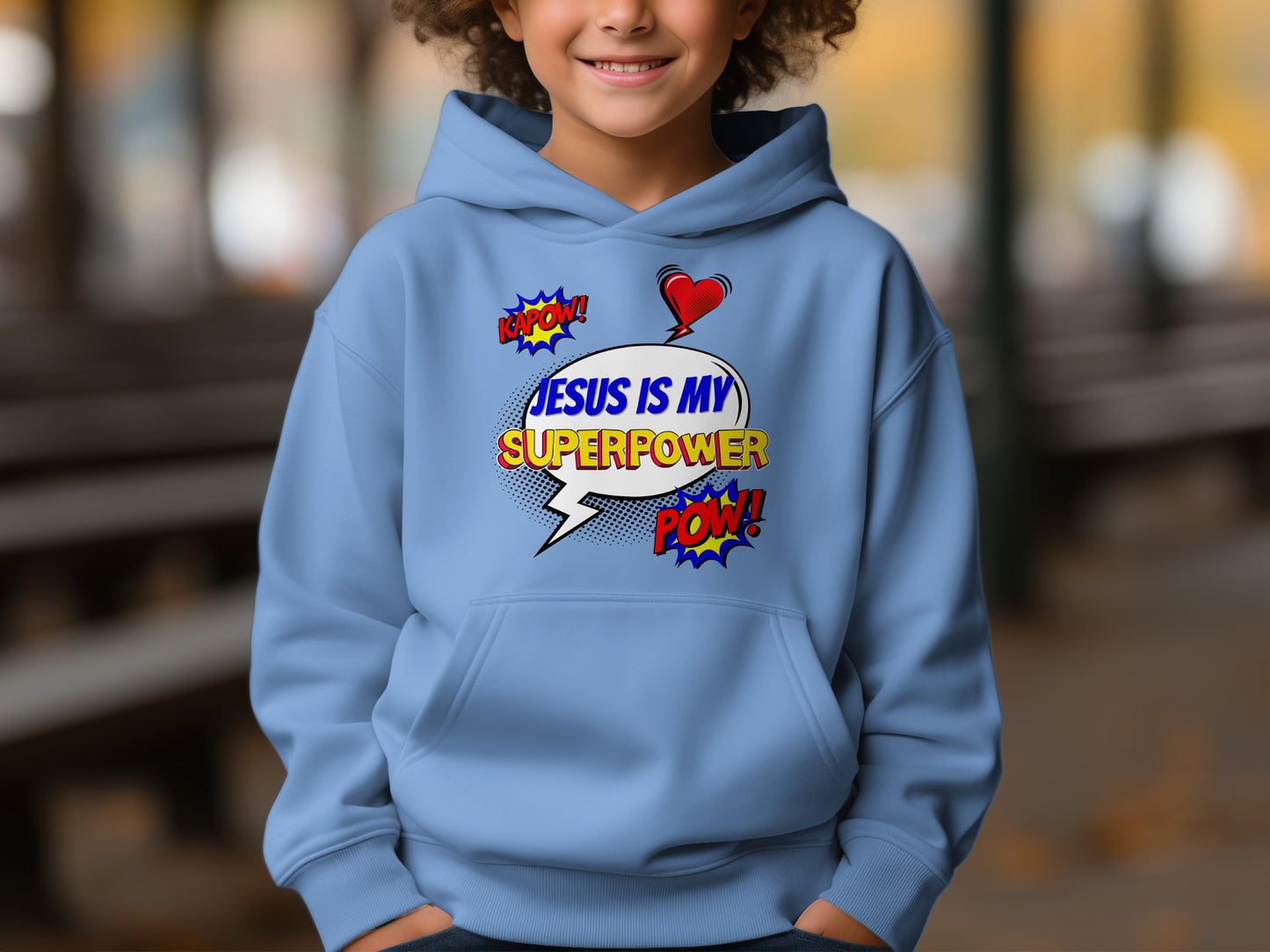 Jesus Is My Superpower Graphic Hoodie Product