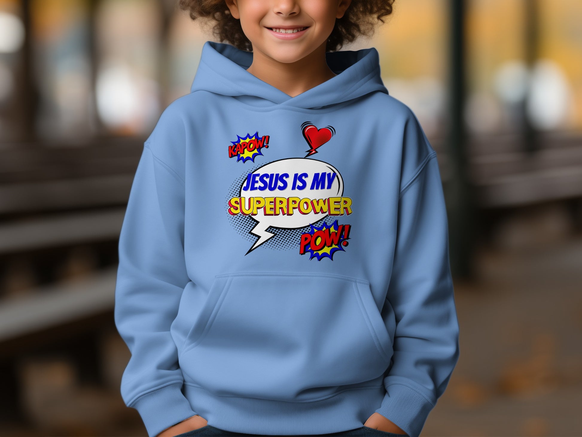 Jesus Is My Superpower Graphic Hoodie Product