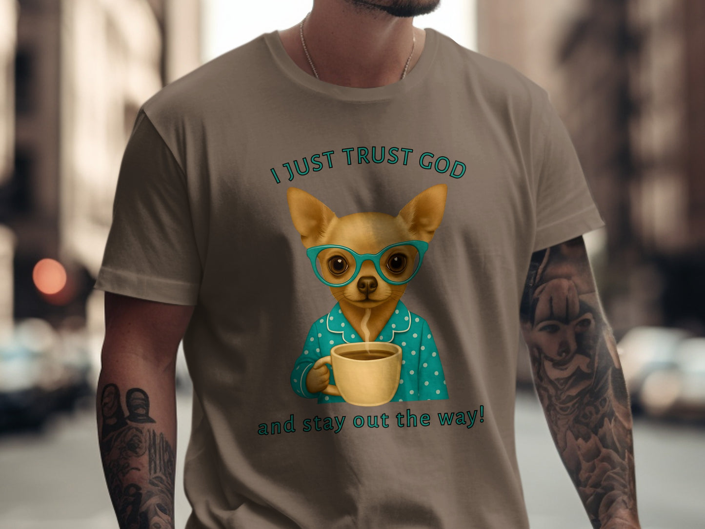 I Just Trust God and Stay Out the Way shirt