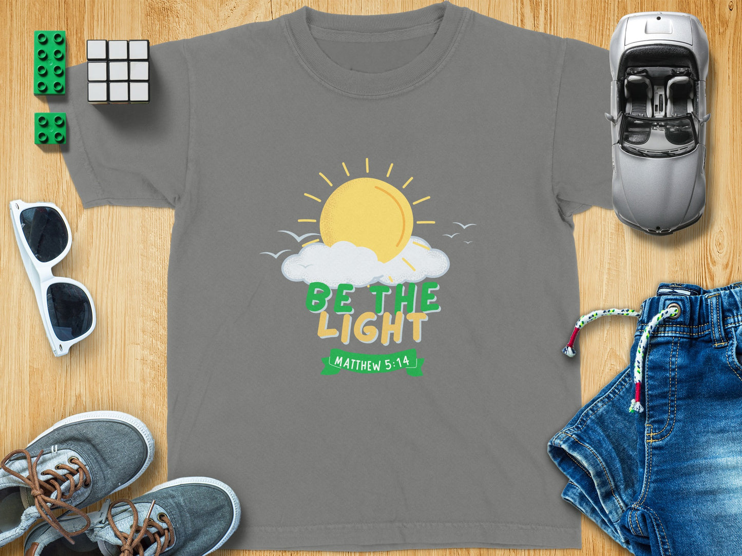 Be the Light Matthew 5:14 Graphic Tee