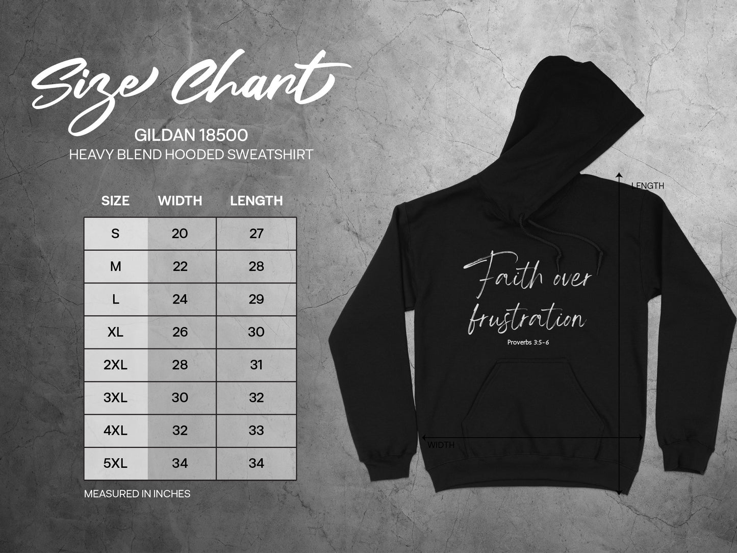 Faith Over Frustration Hooded Sweatshirt product