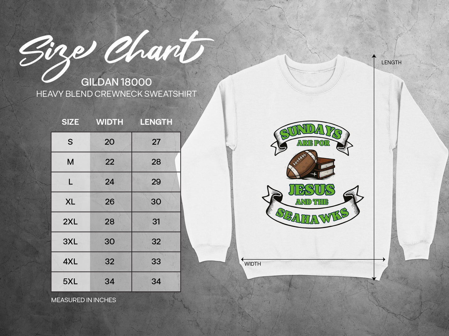 Sundays Are For Jesus And The Seahawks Sweatshirt product