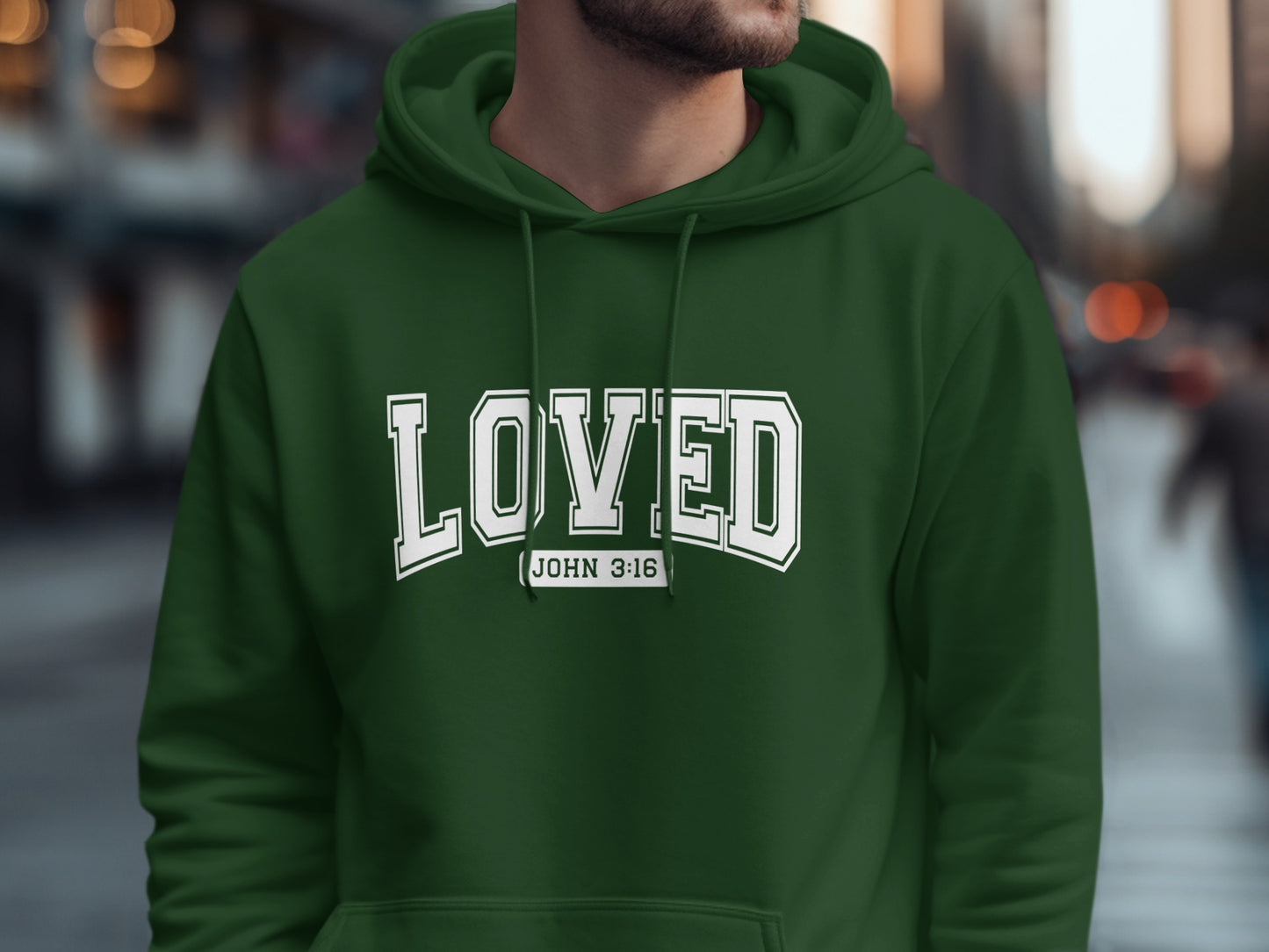 Loved John 3:16 Hoodie for Comfortable Casual Wear
