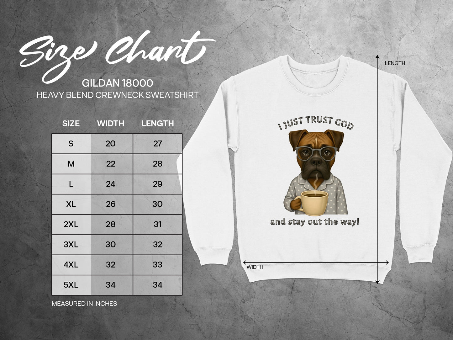 I Just Trust God and Stay Out the Way Sweatshirt