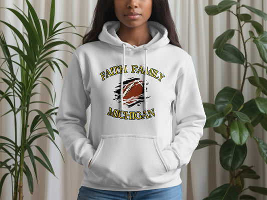 Faith Family Michigan Football Hoodie product