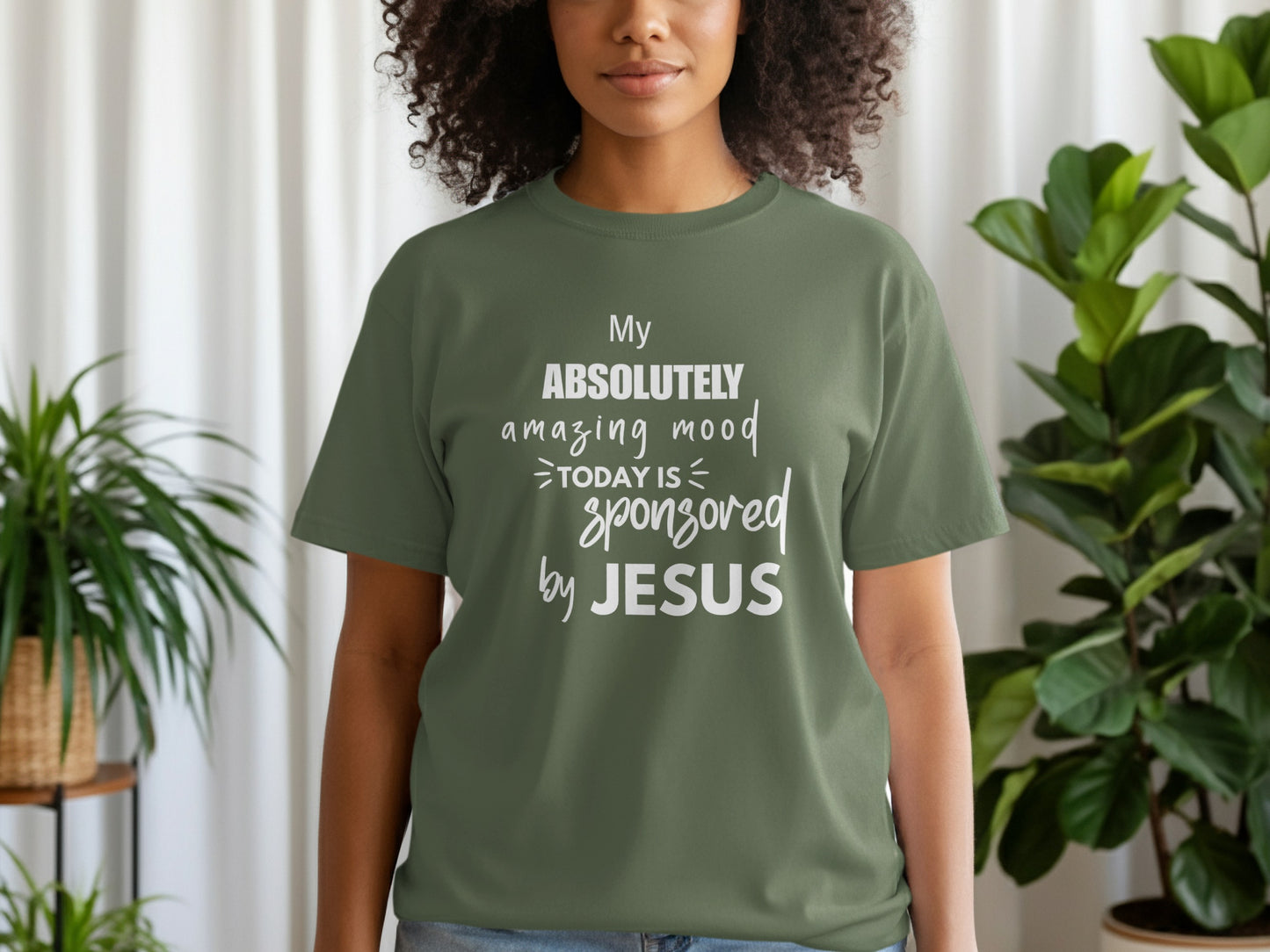 My Absolutely Amazing Mood Today Jesus Sponsored Shirt Product