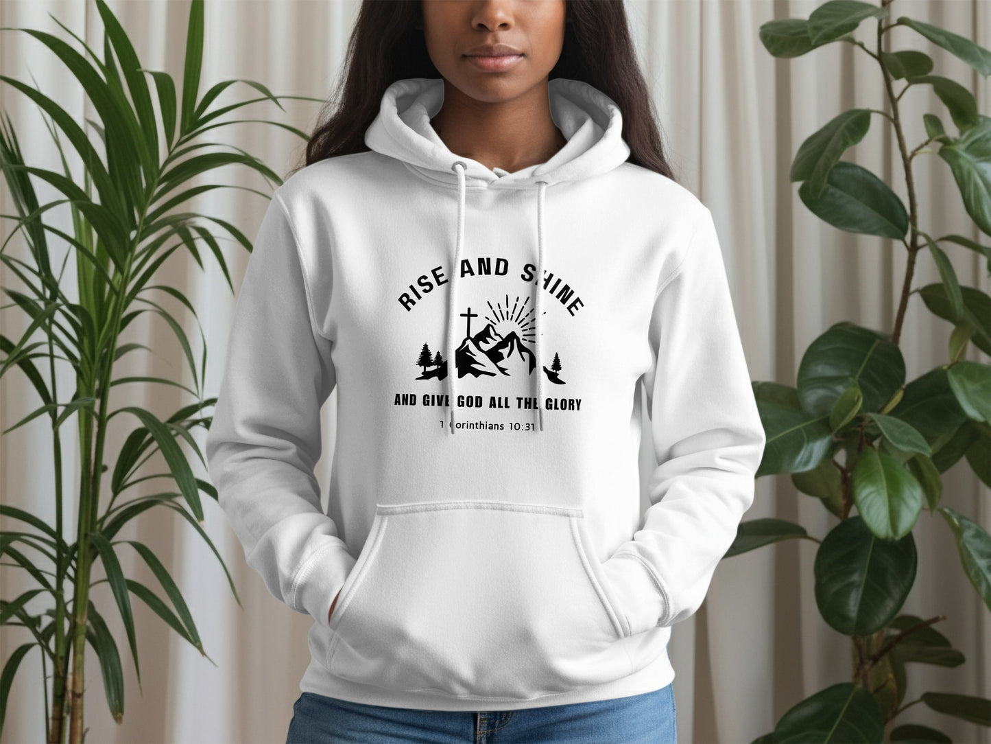 Rise and Shine Christian Hoodie Product