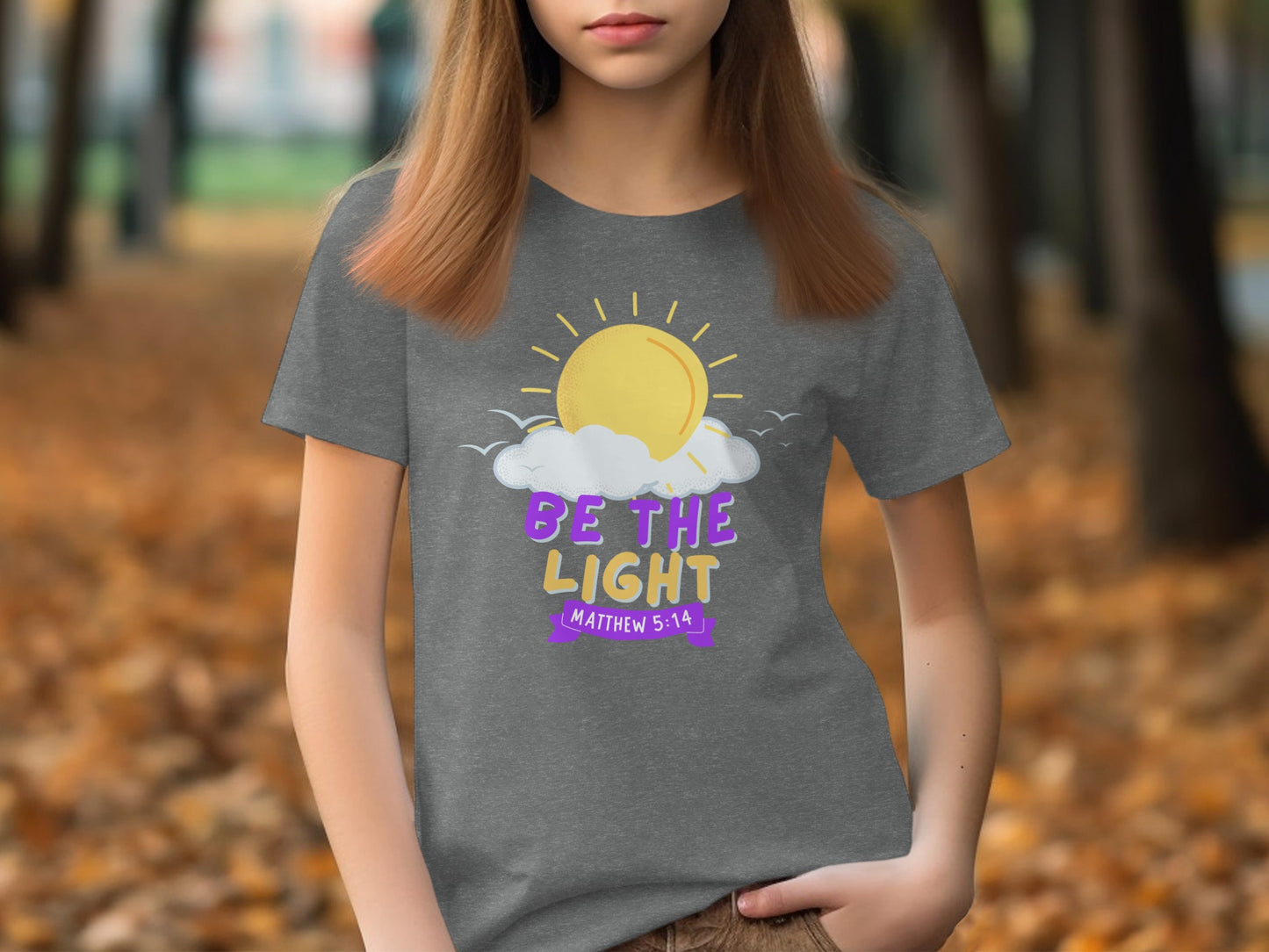 Be the Light Matthew 5:14 Inspirational T-Shirt