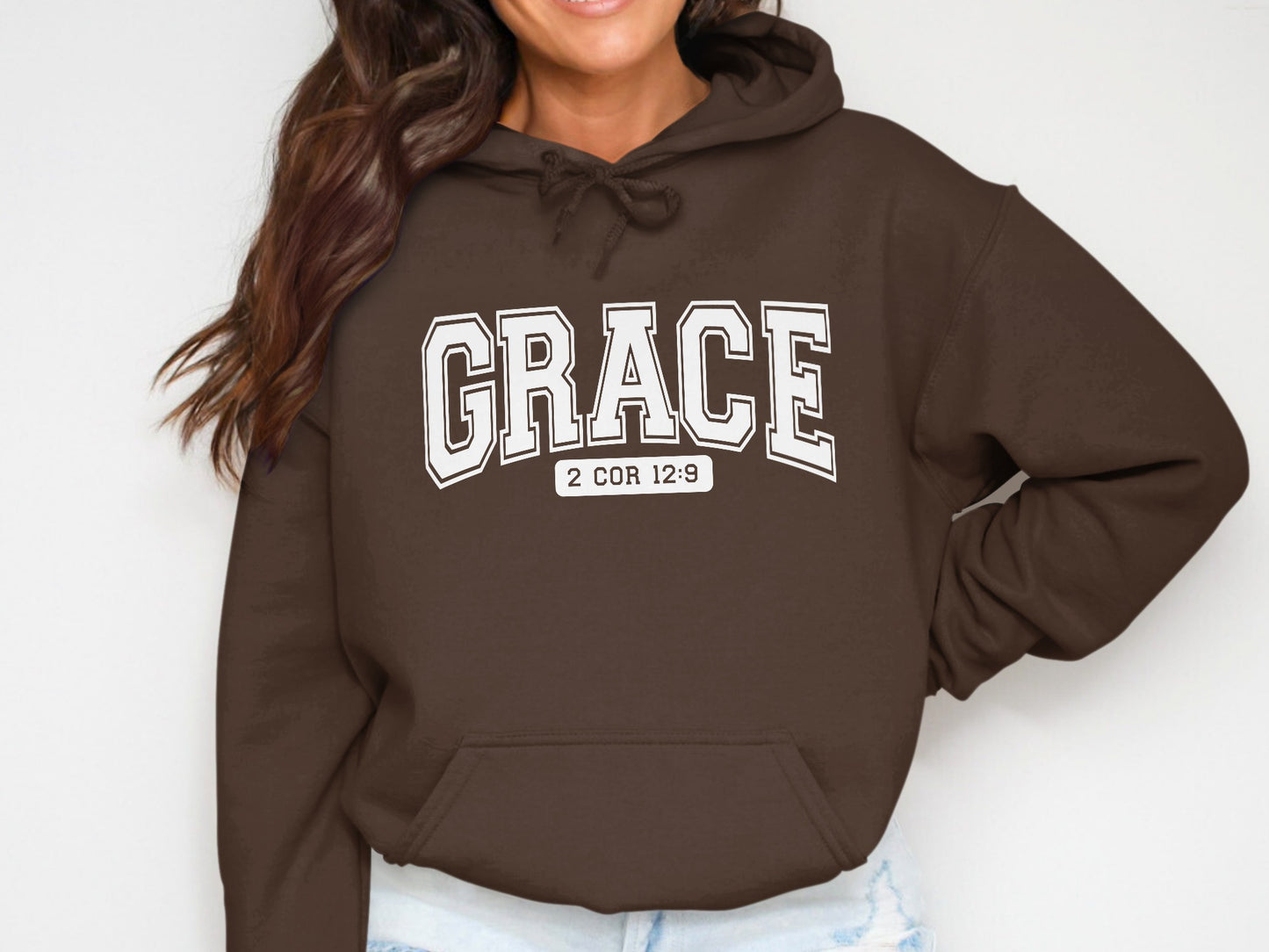 GRACE 2 COR 12:9 Printed Hoodie Sweatshirt product