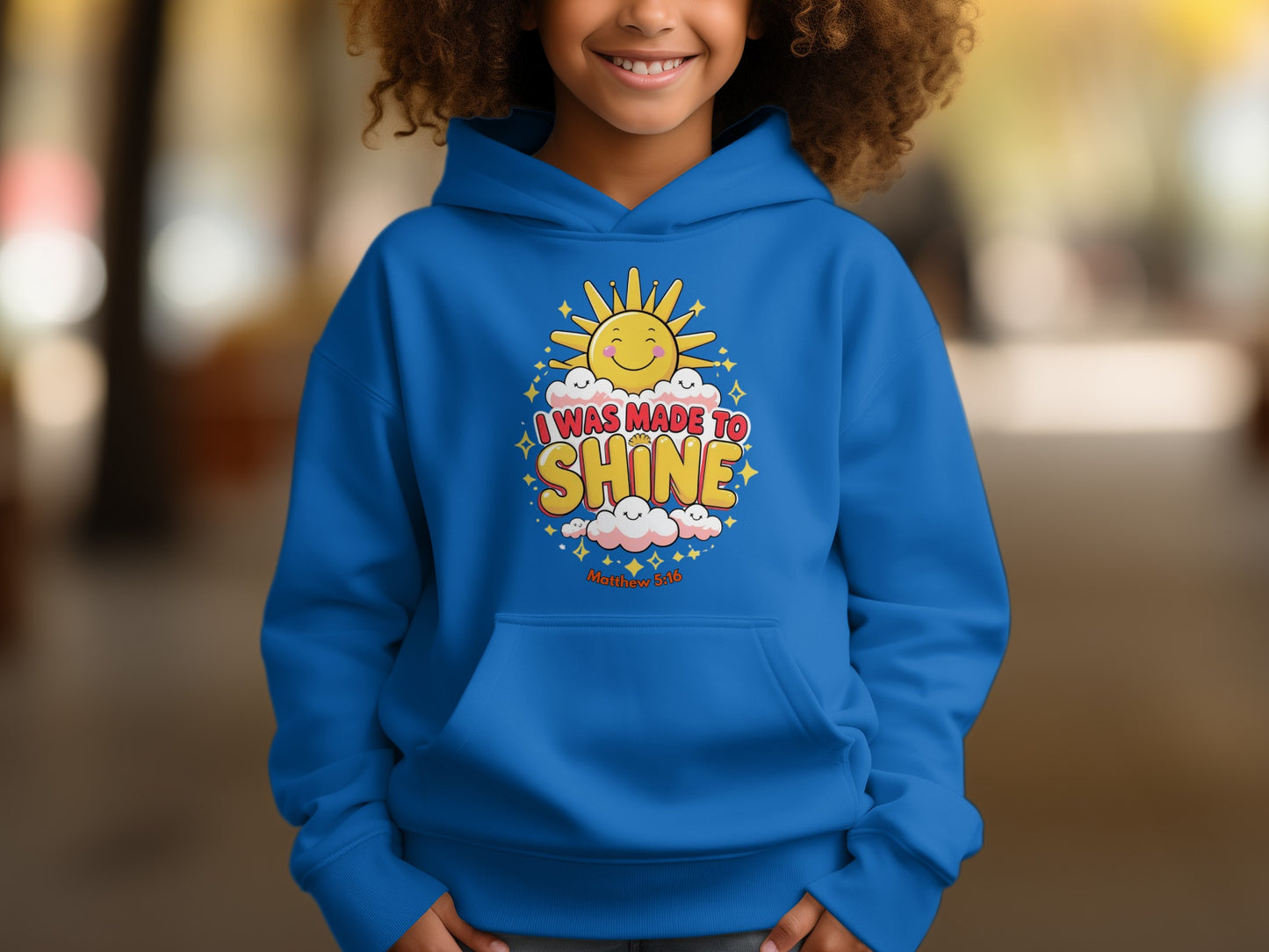 I Was Made to Shine Sunny Design Hoodie
