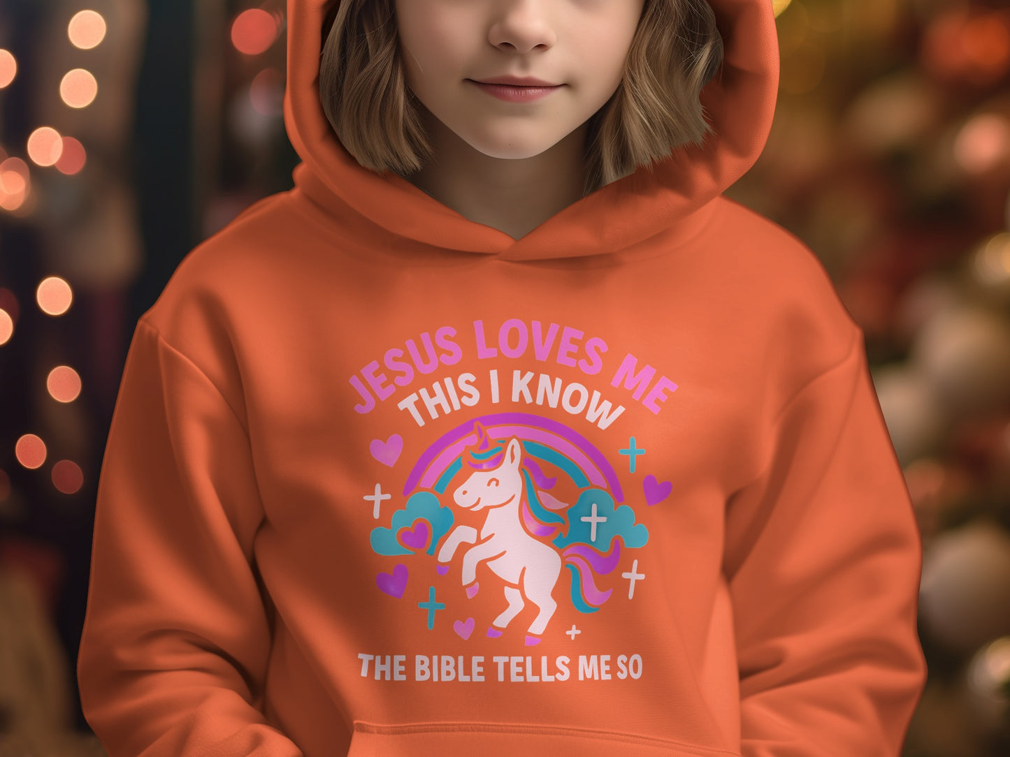 Jesus Loves Me This I Know Hoodie for Kids