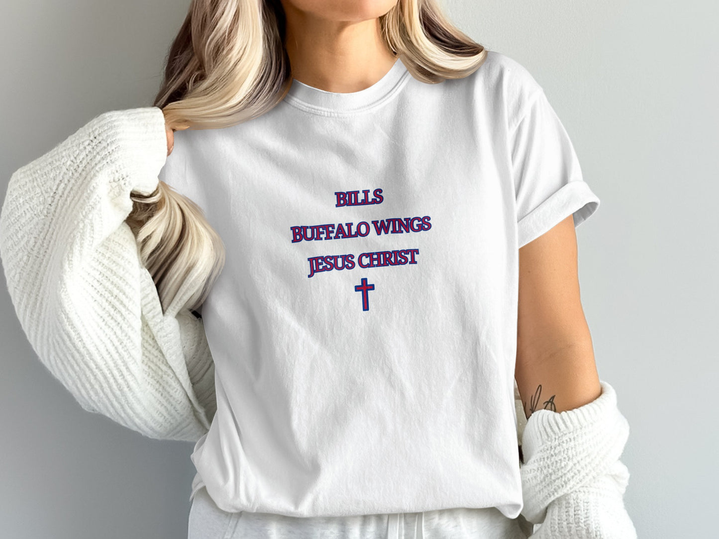 Bills Buffalo Wings Jesus Christ T-shirt product type