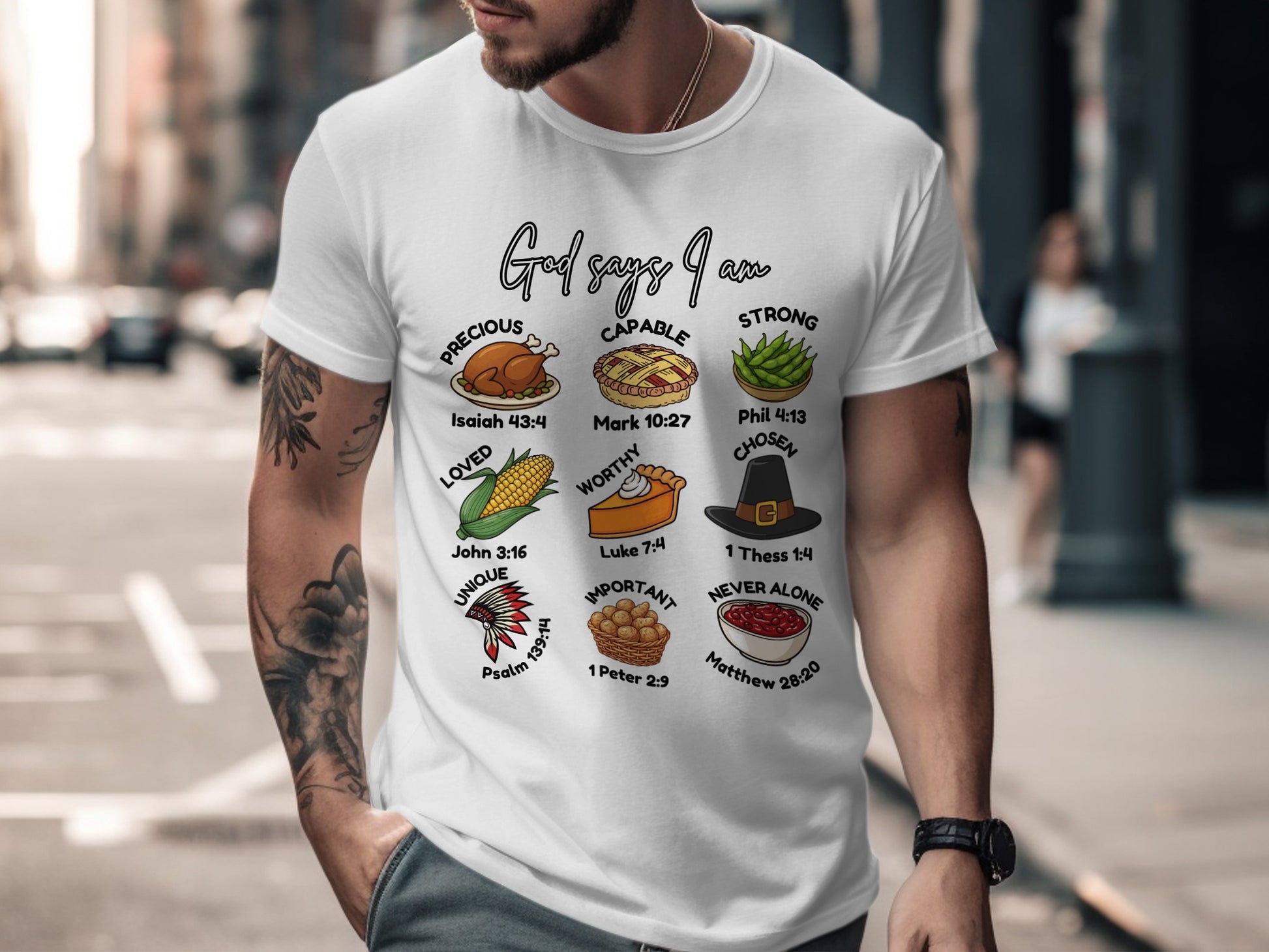 Funny Christian Bible Verses Graphic Tee