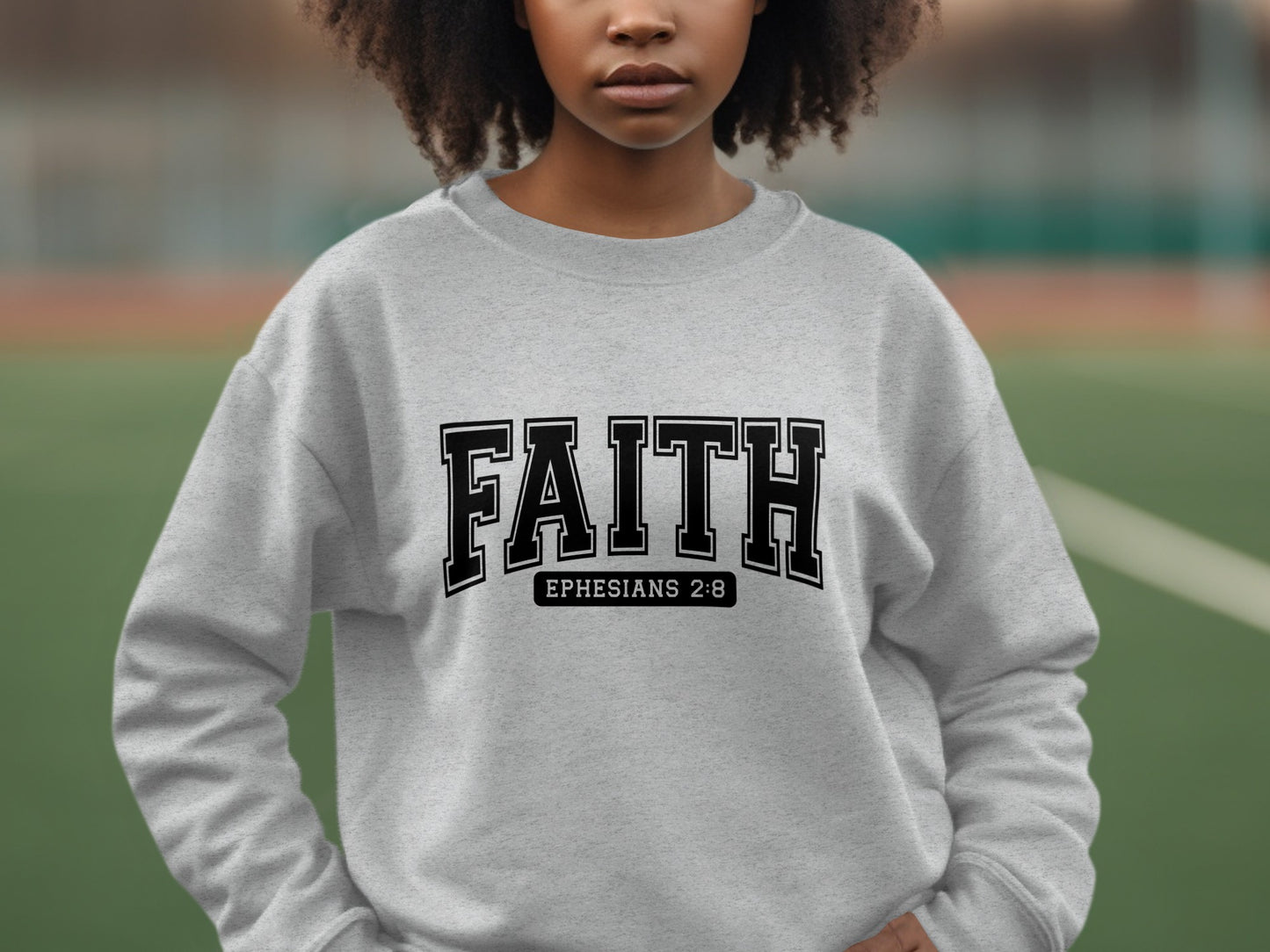 Inspirational Faith Ephesians 2:8 Sweatshirt Product