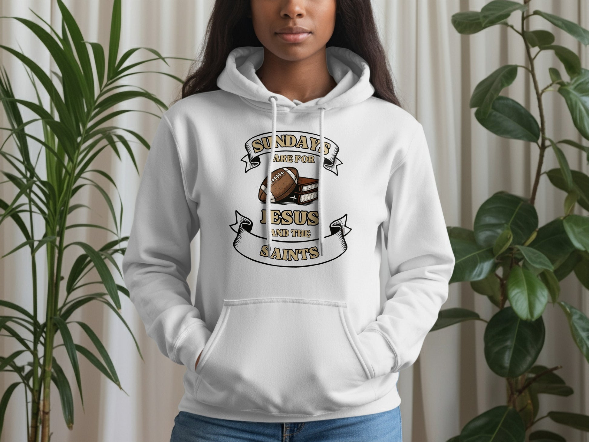 Sundays Are for Jesus and the Saints Hoodie product type
