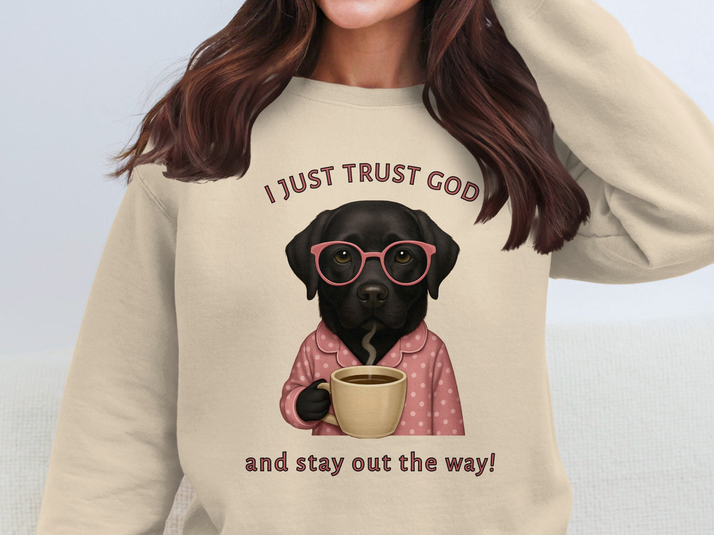I Just Trust God and Stay Out the Way! Sweatshirt