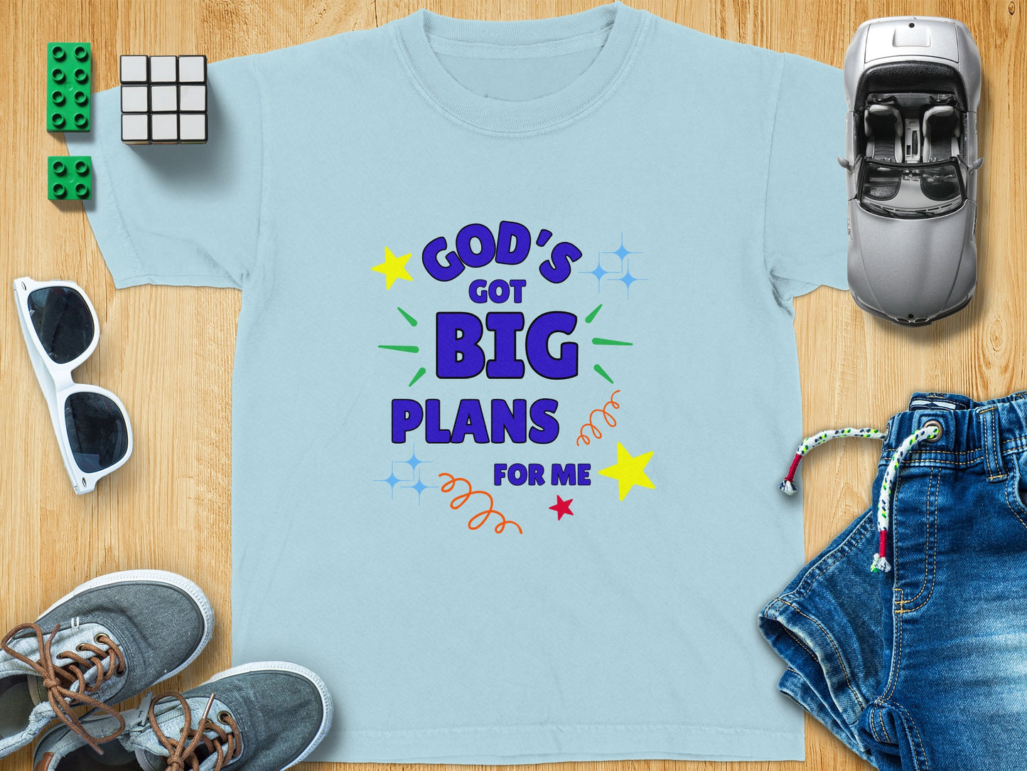 God's Got Big Plans for Me Kids Shirt