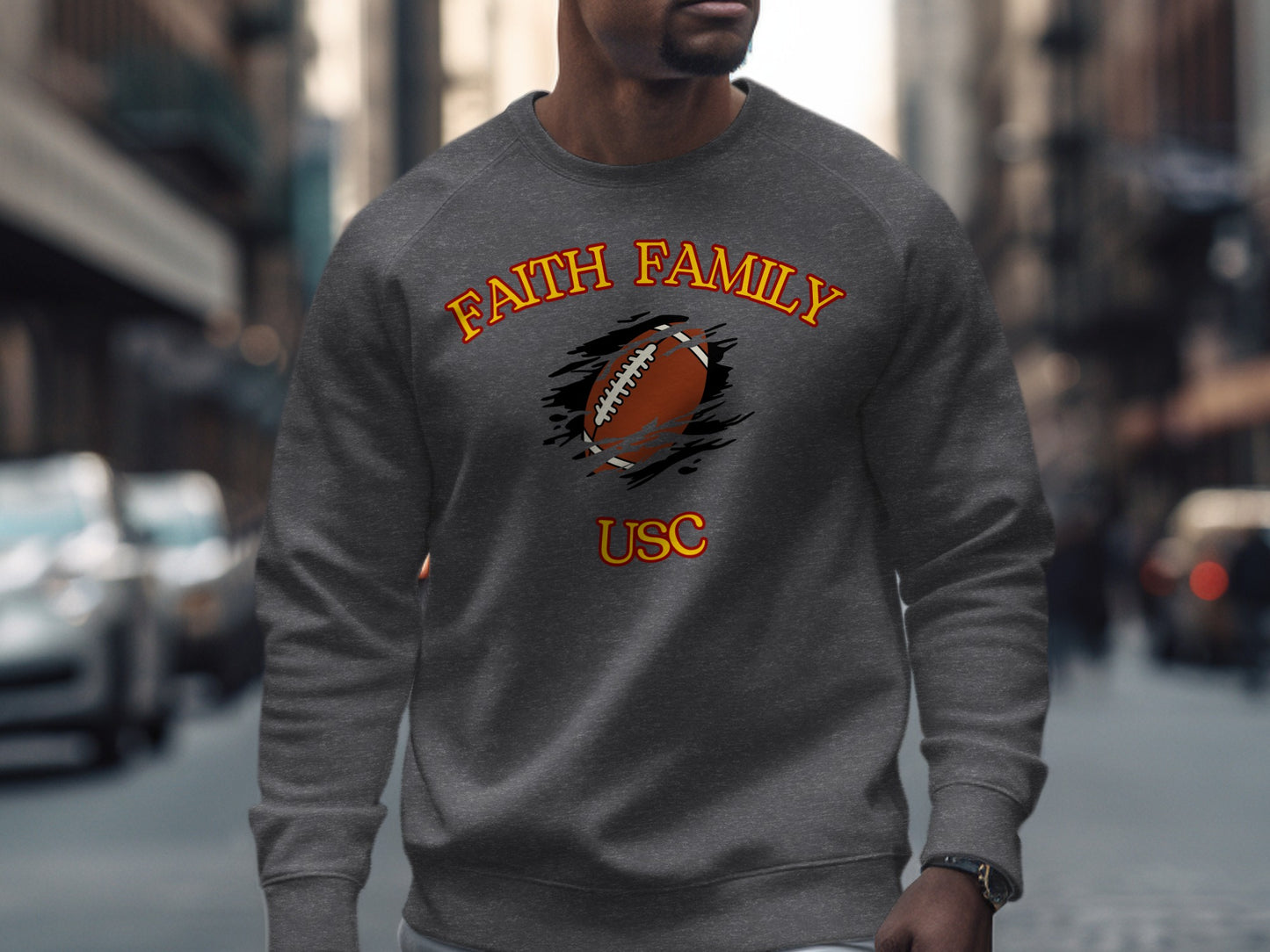 Faith Family USC Football Sweatshirt product