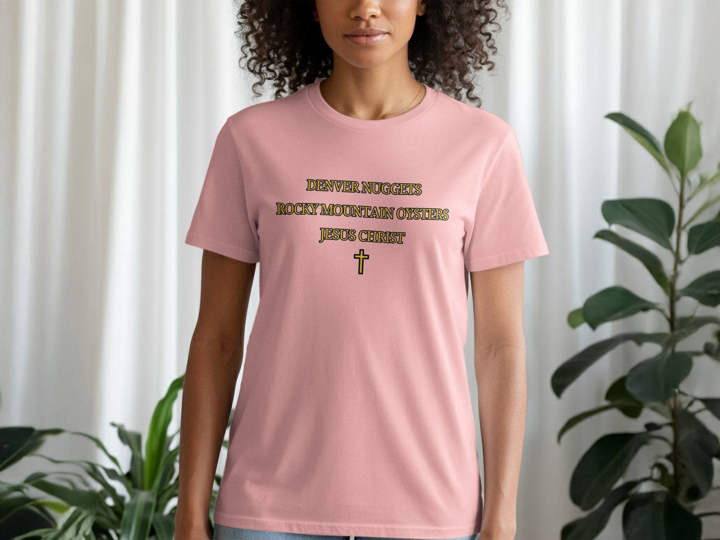 Denver Nuggets Rocky Mountain Oysters Jesus Christ Shirt
