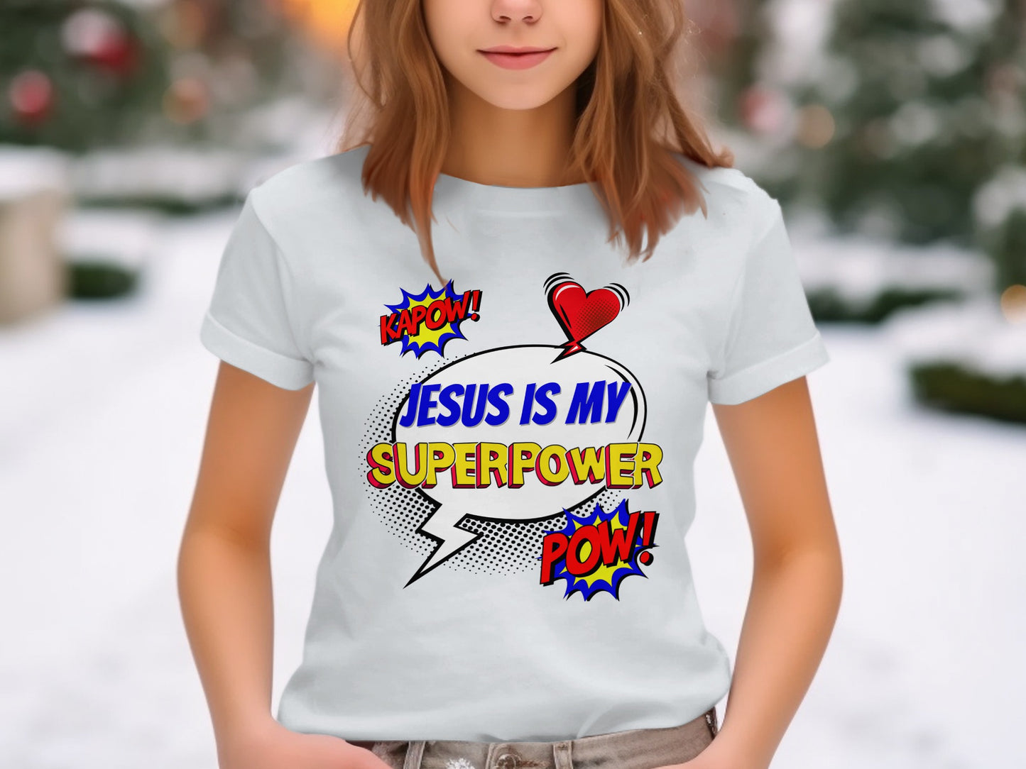 Jesus Is My Superpower Shirt Christian Apparel