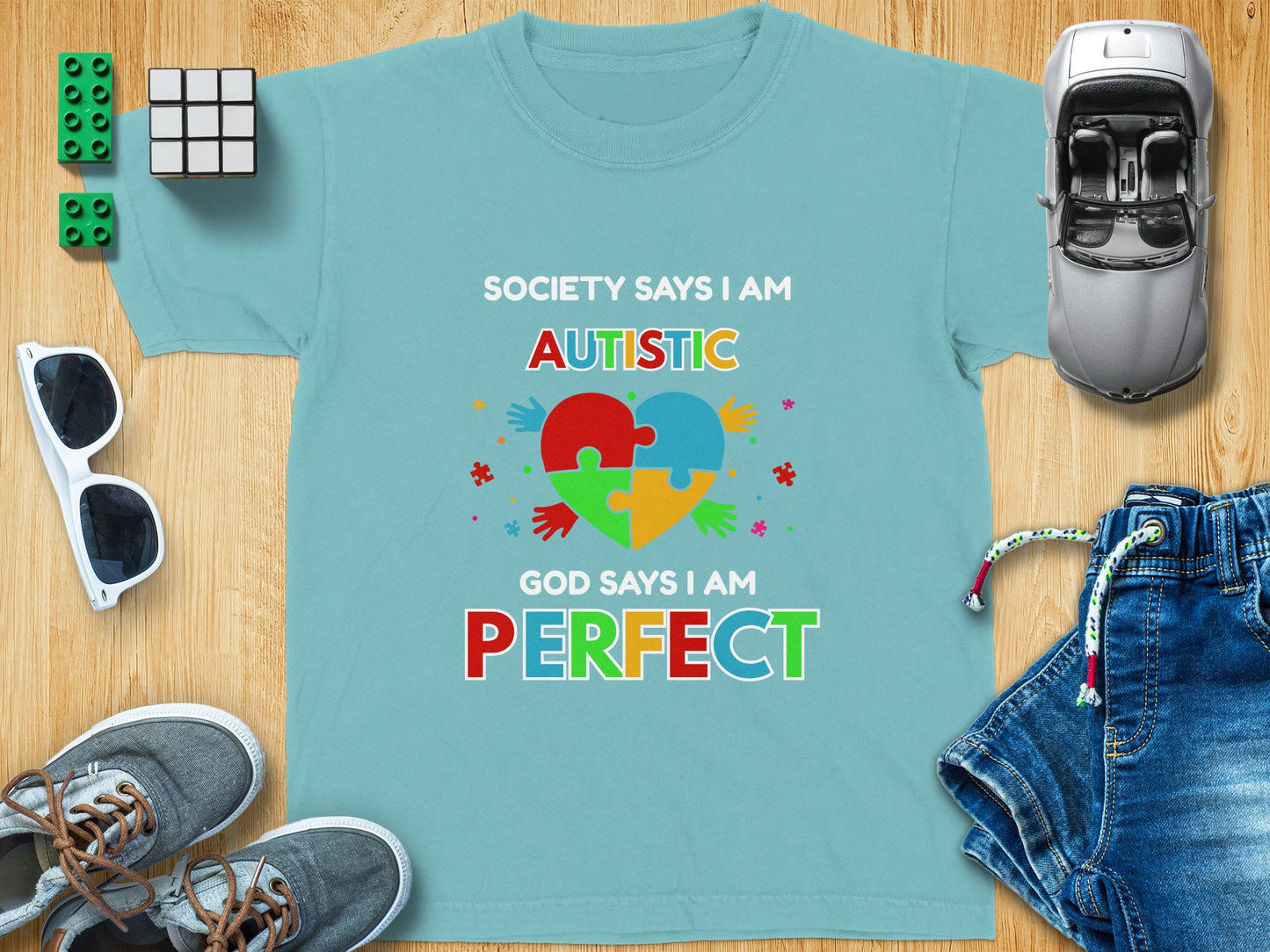 Society Says I Am Autistic God Says Perfect Shirt